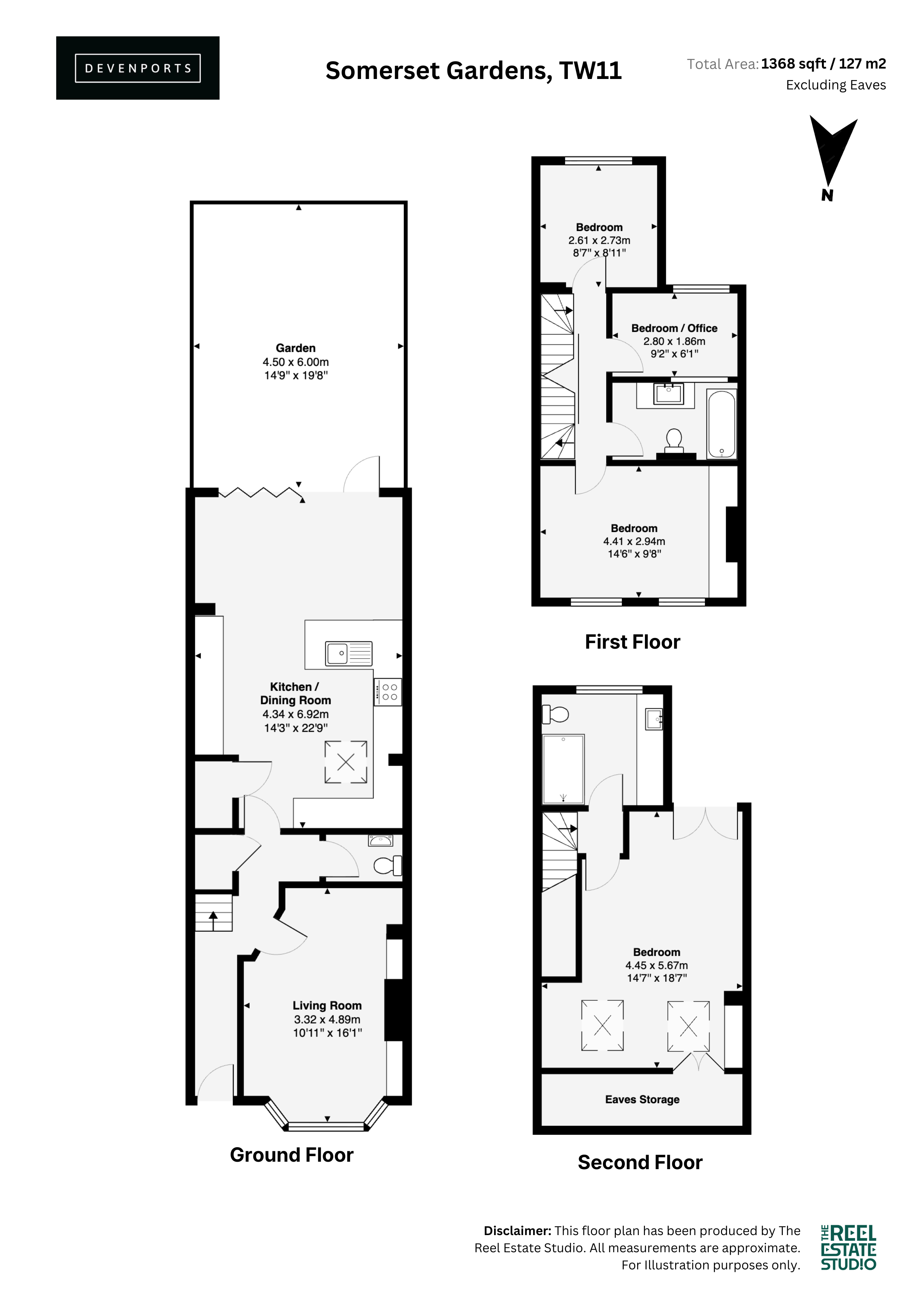 15, Somerset Gardens, Teddington floorplan