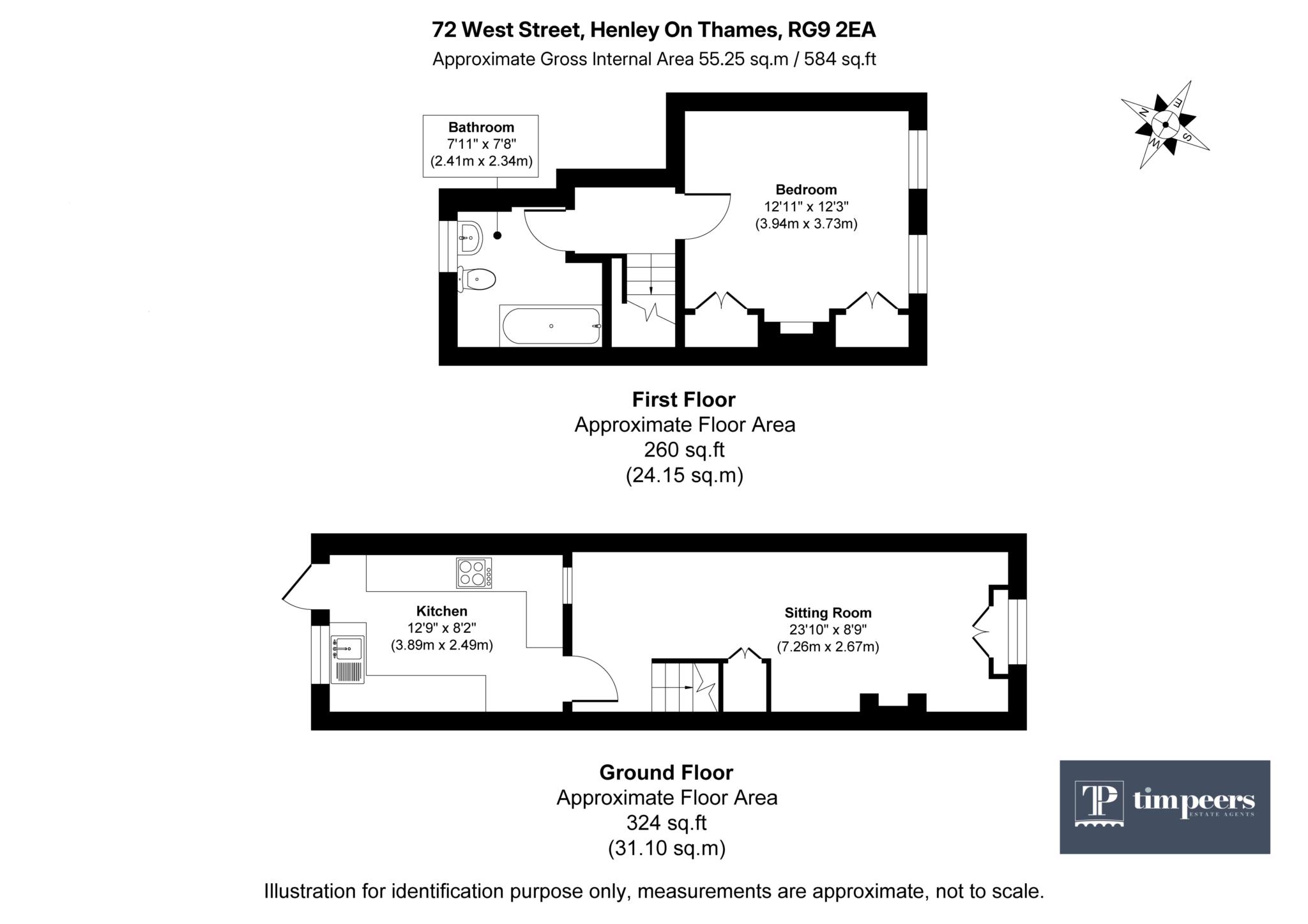 Daisy Cottage, West Street, Henley On Thames floorplan
