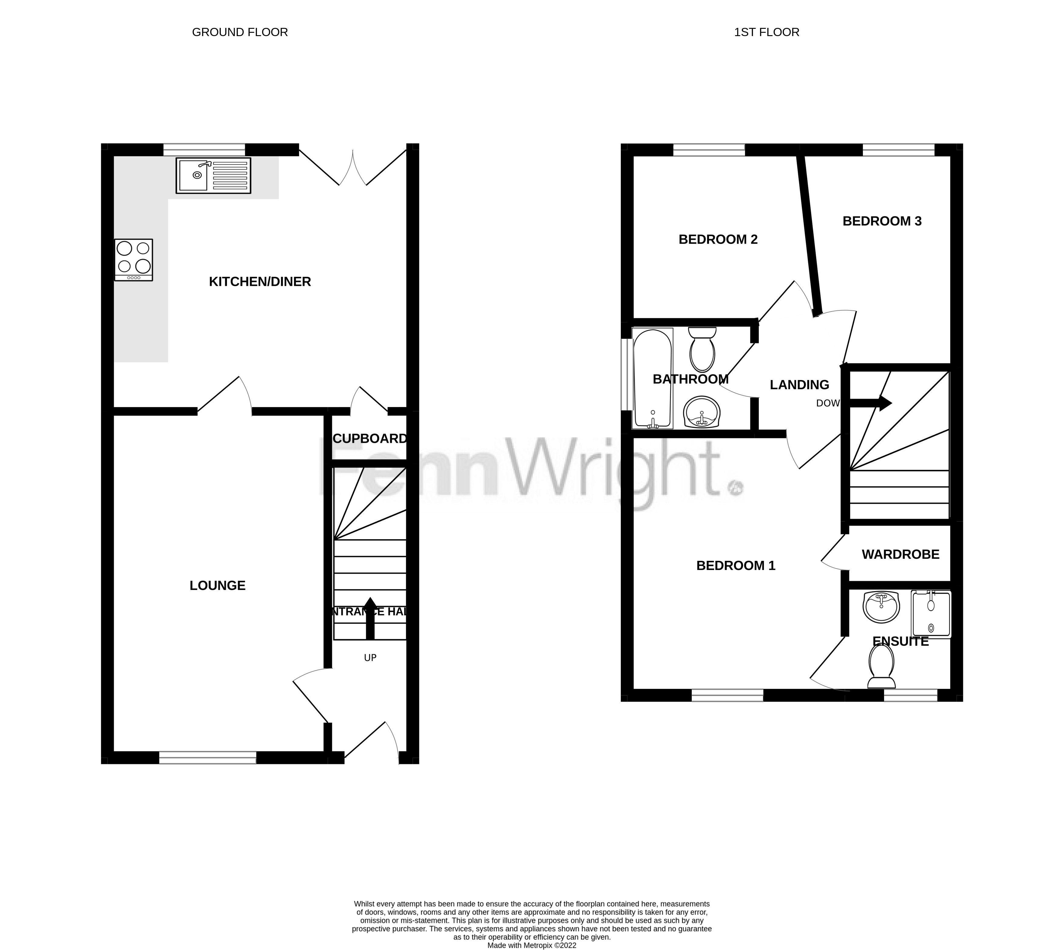 18, Bugsby Way, Kesgrave floorplan