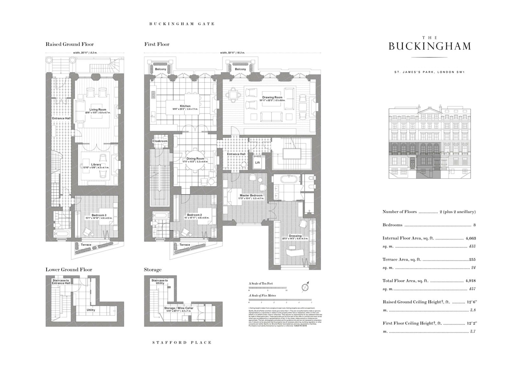 3 Bedrooms Flat to rent in Buckingham Gate, London SW1E