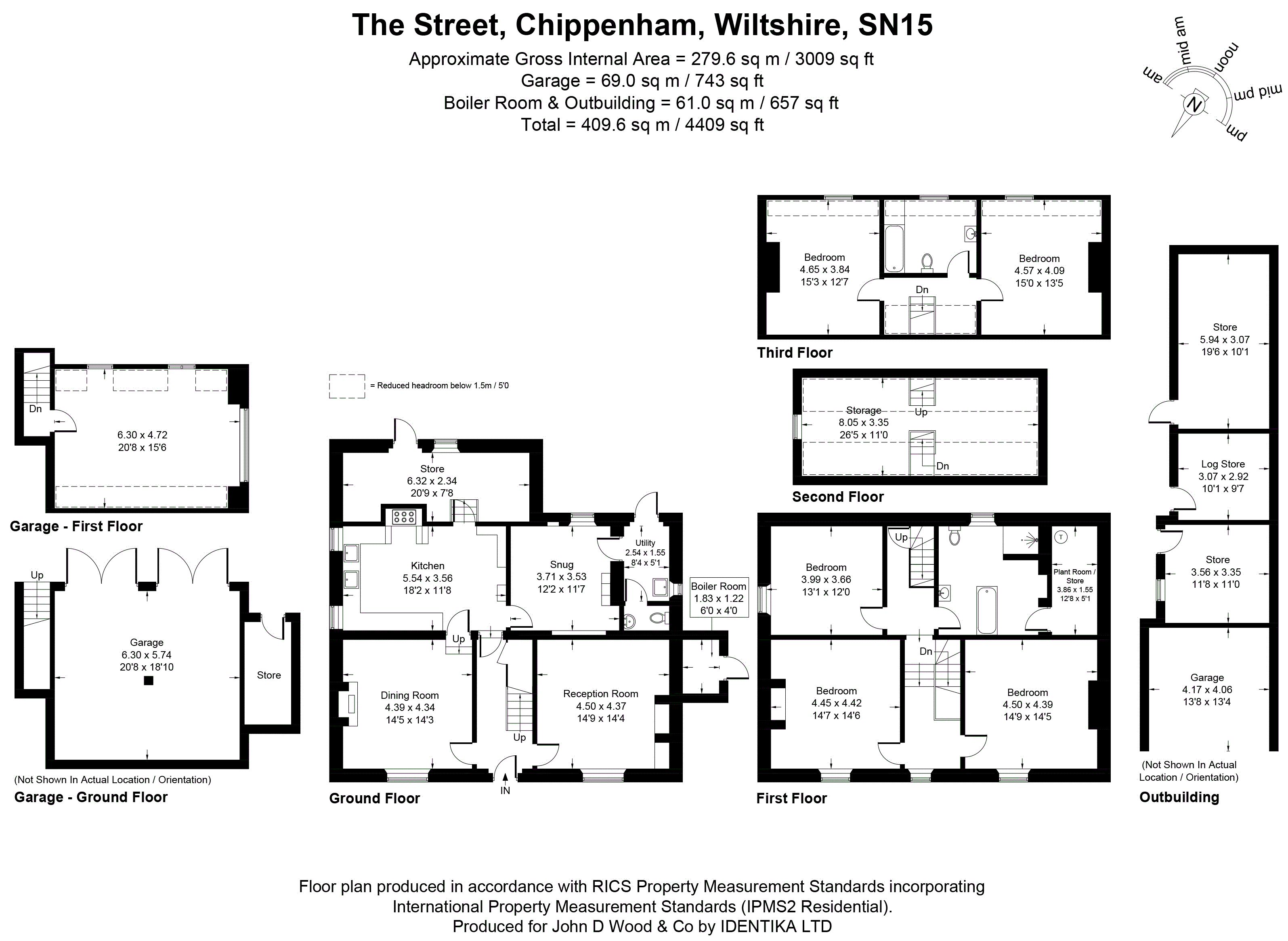 Box Bush House,, The Street, Chippenham floorplan