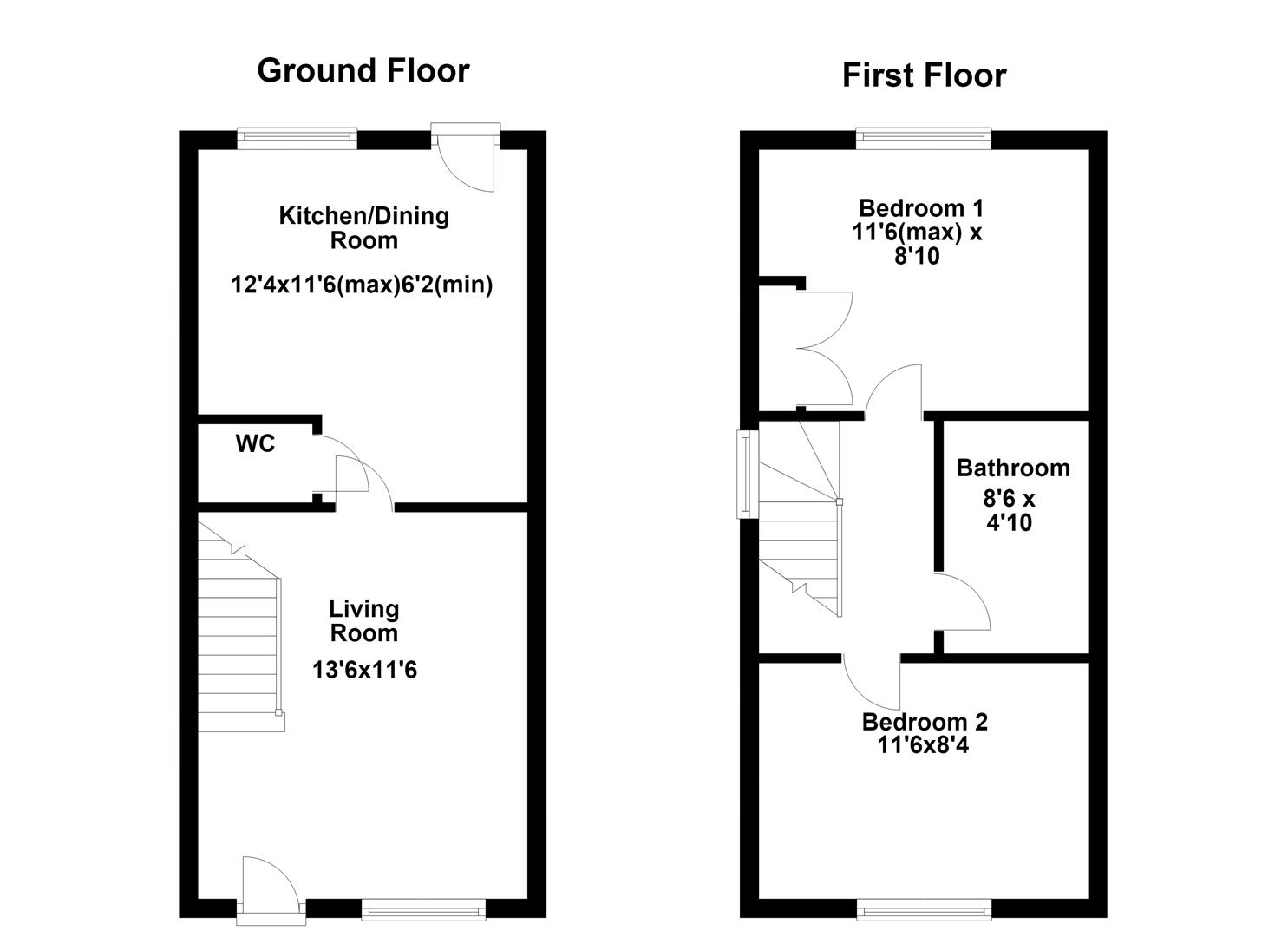 43, Savernake Drive, Little Stanion floorplan