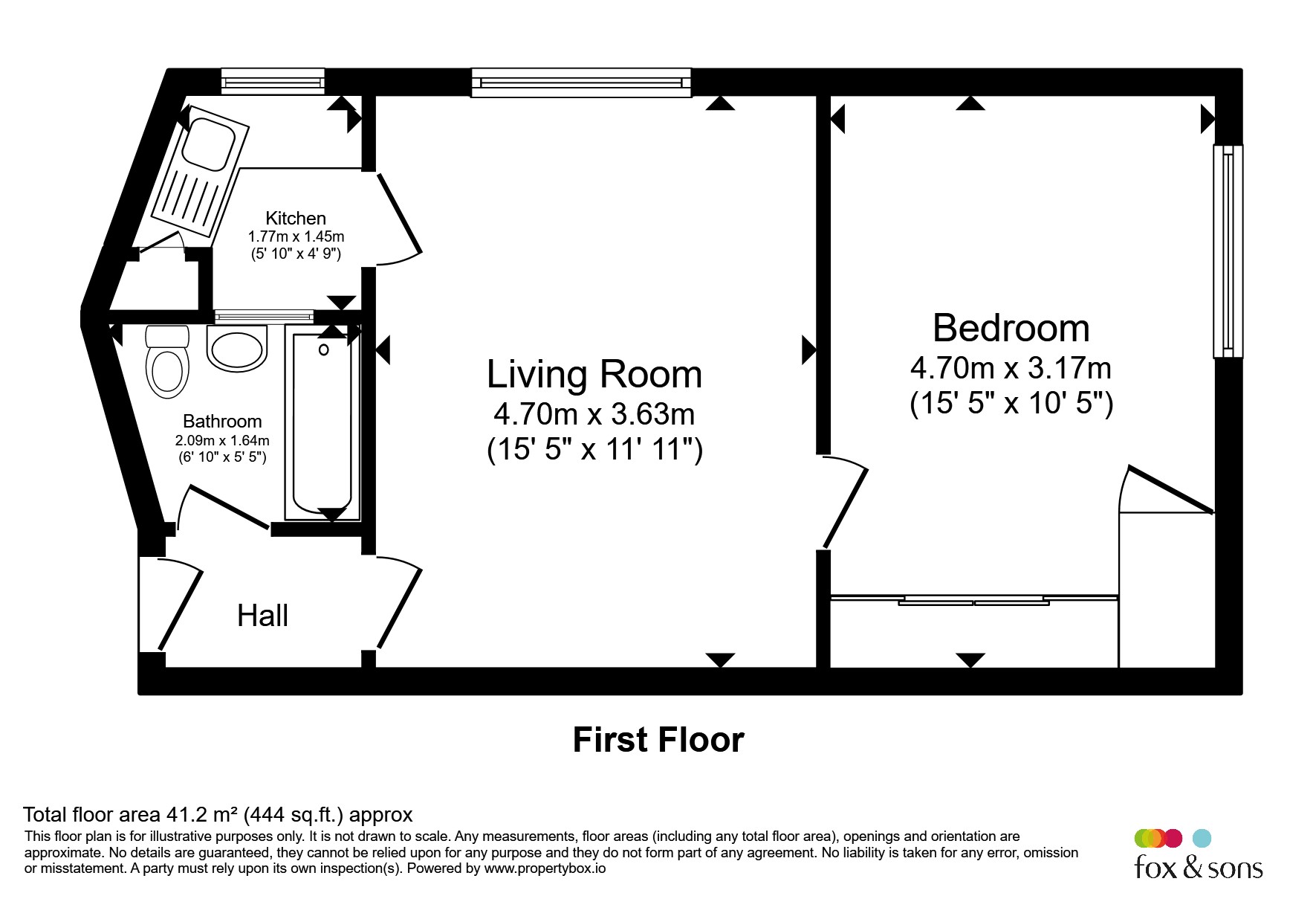 51, Runnymede Court, Southampton floorplan