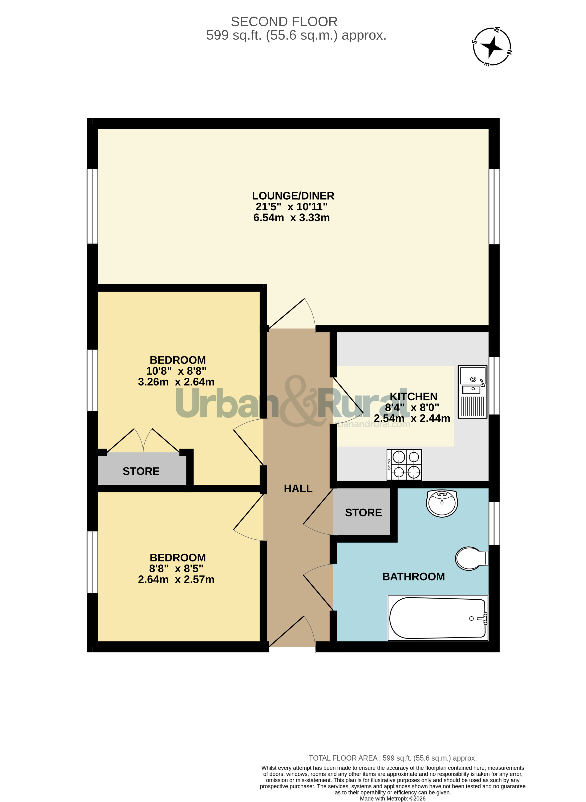 31, Harewelle Way, Bedford floorplan