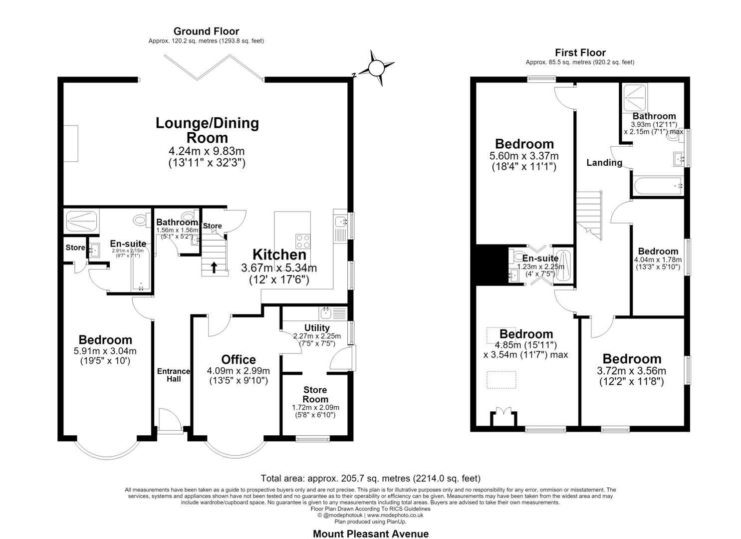 17, Mount Pleasant Avenue, Brentwood floorplan
