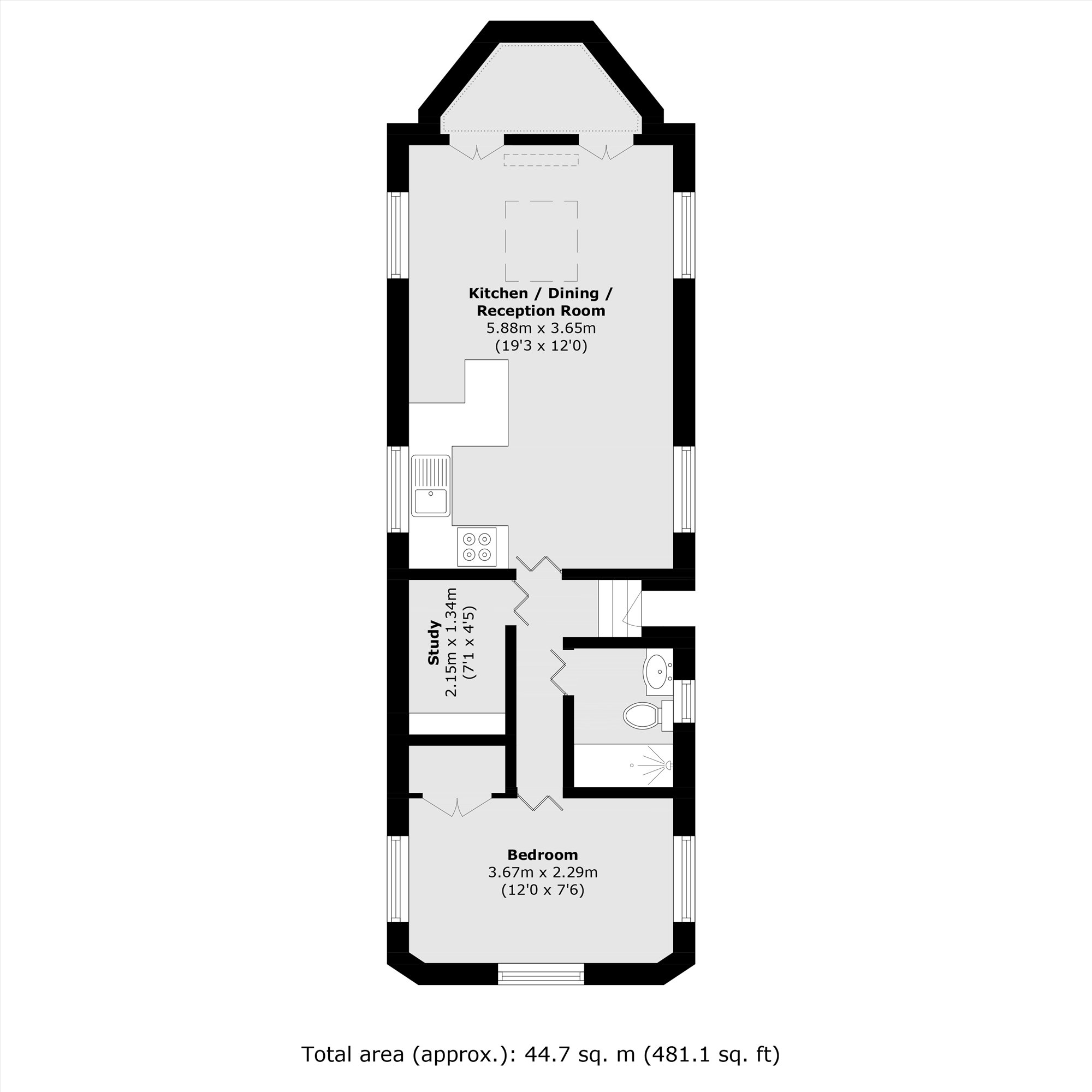 Metal Soul, Phoenix Wharf, Eel Pie Island, Twickenham floorplan