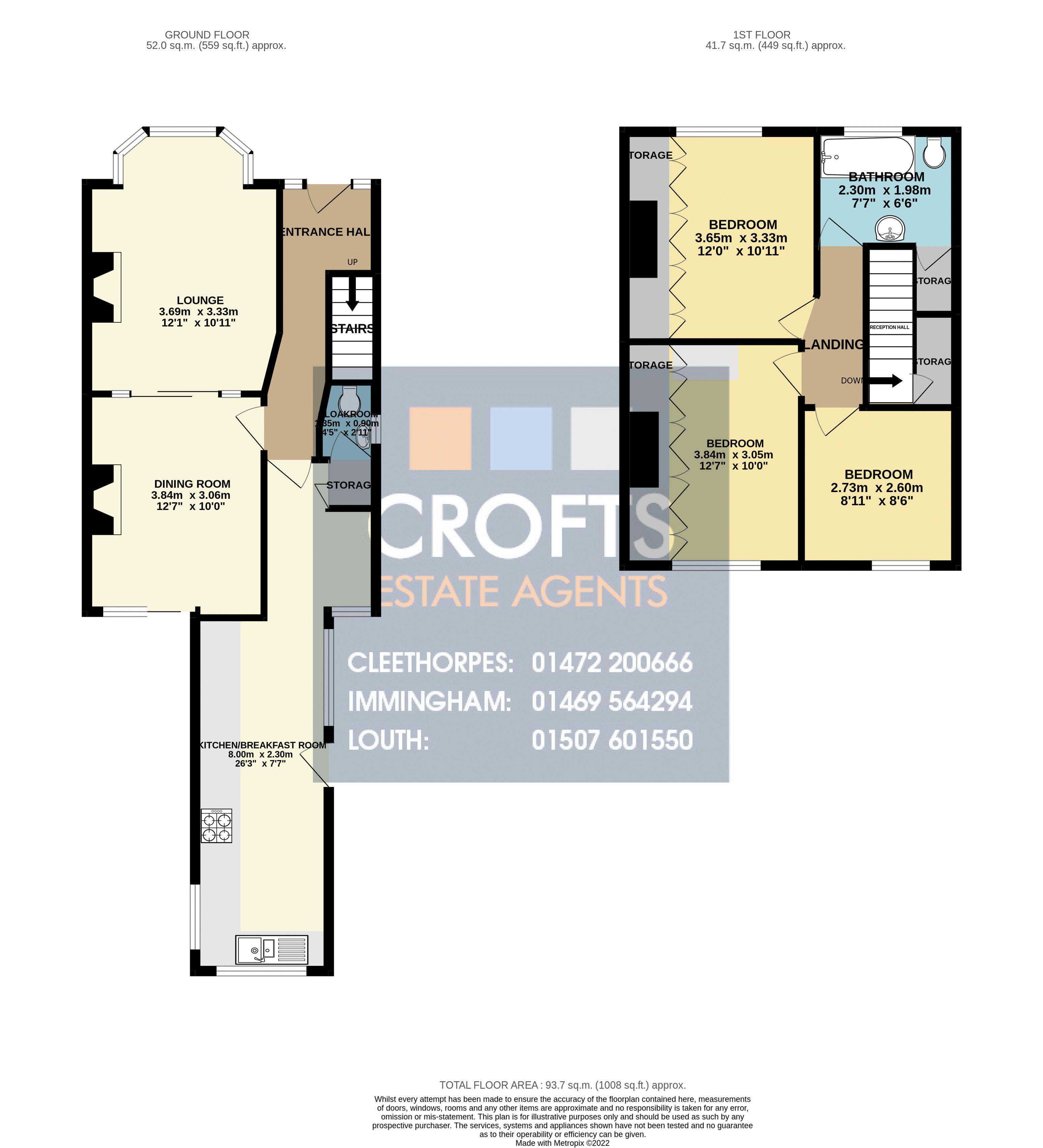 Clee Road, Cleethorpes DN35, 3 bedroom terraced house for sale