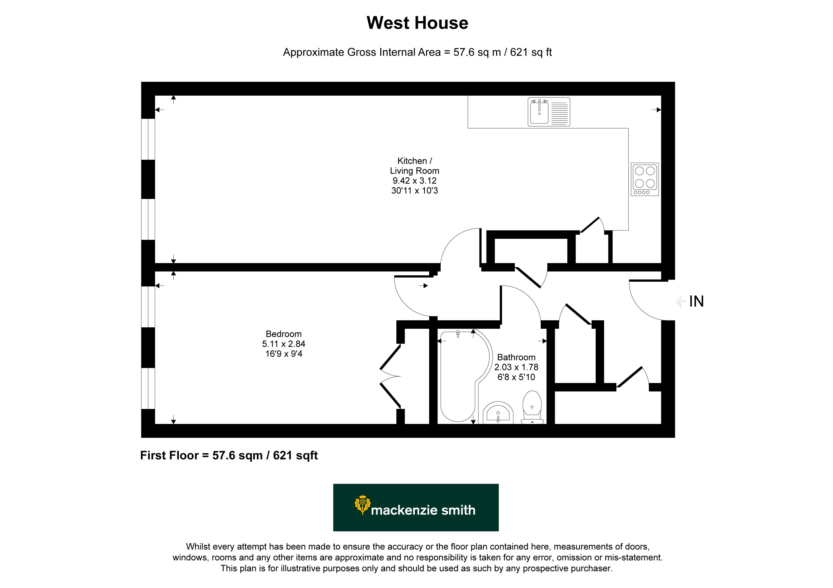 6 West House,, Plough Road, Hampshire floorplan