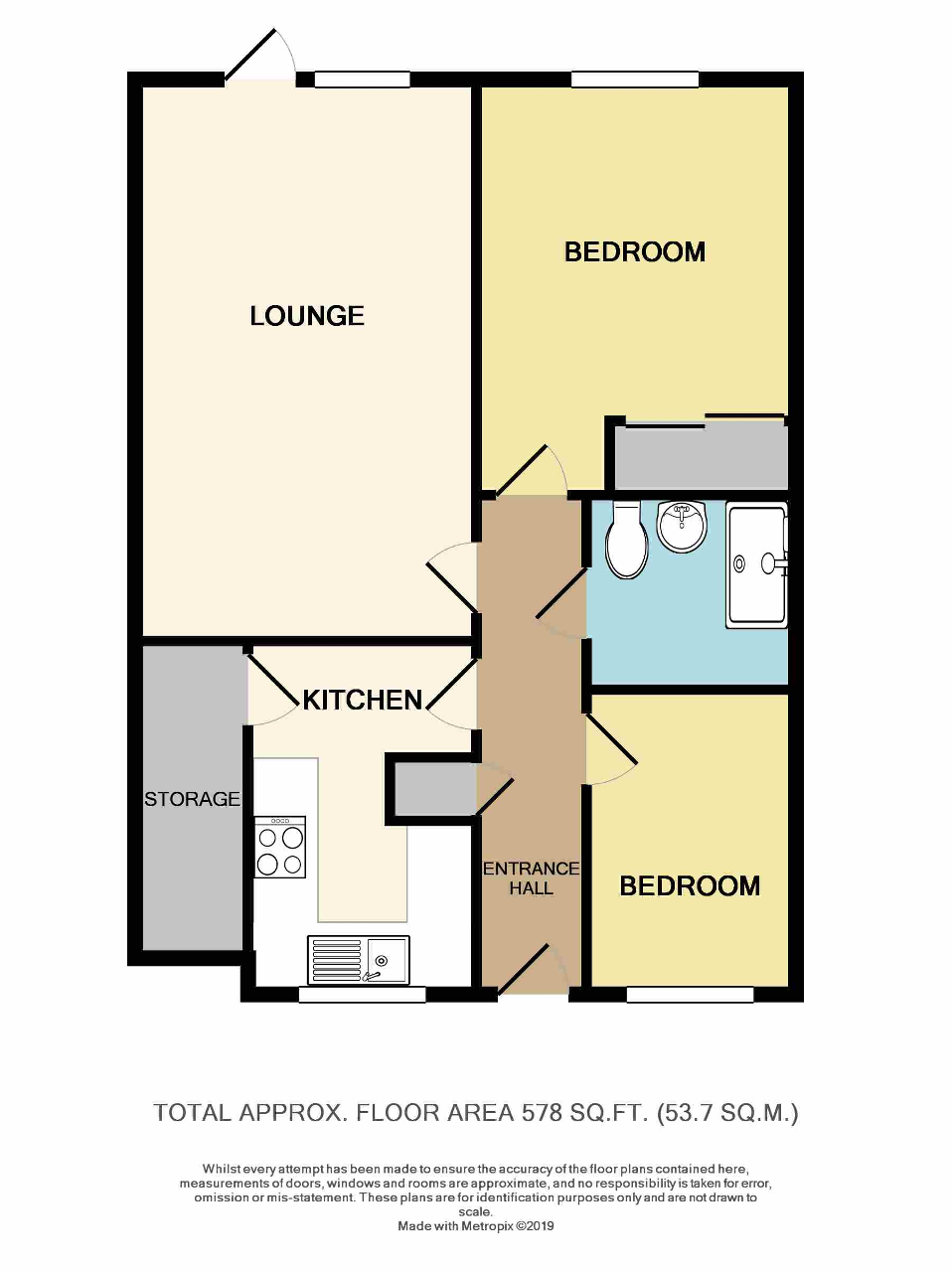 2 Bedrooms Flat for sale in Dove Court, Sherwood Road, Bognor Regis, West Sussex PO22