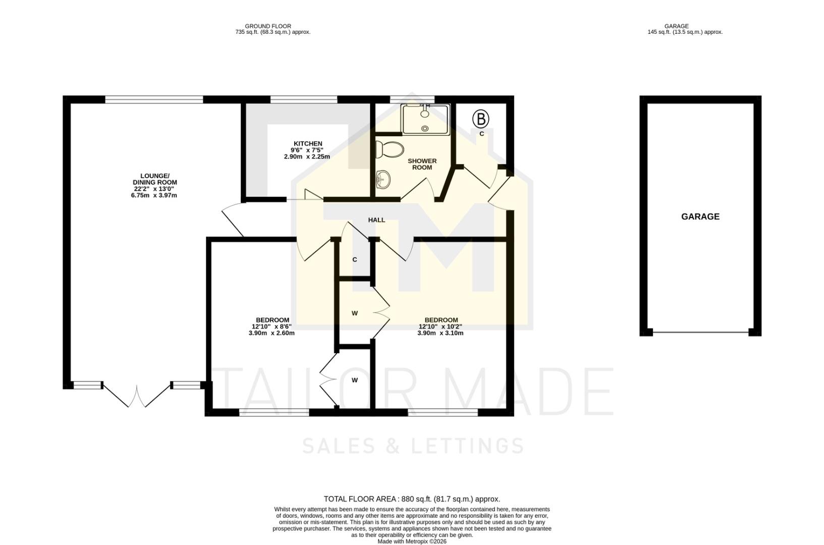 8 The Pines, Cromwell Lane, Coventry floorplan