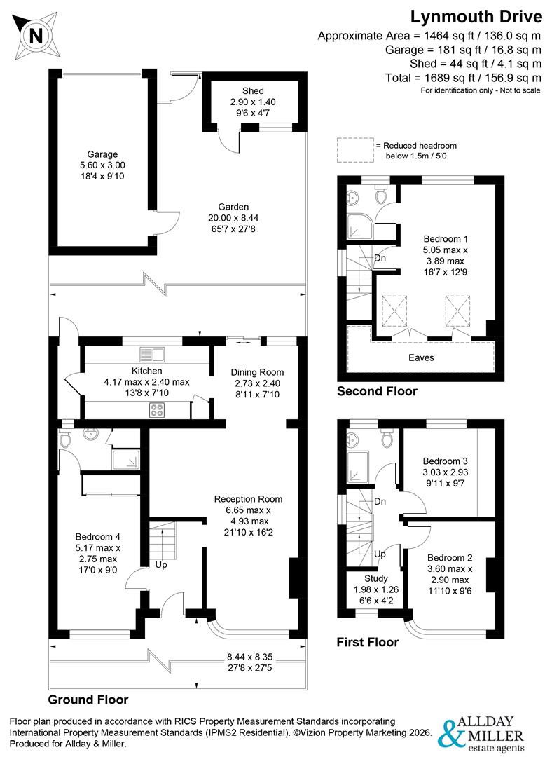 73, Lynmouth Drive, Ruislip floorplan