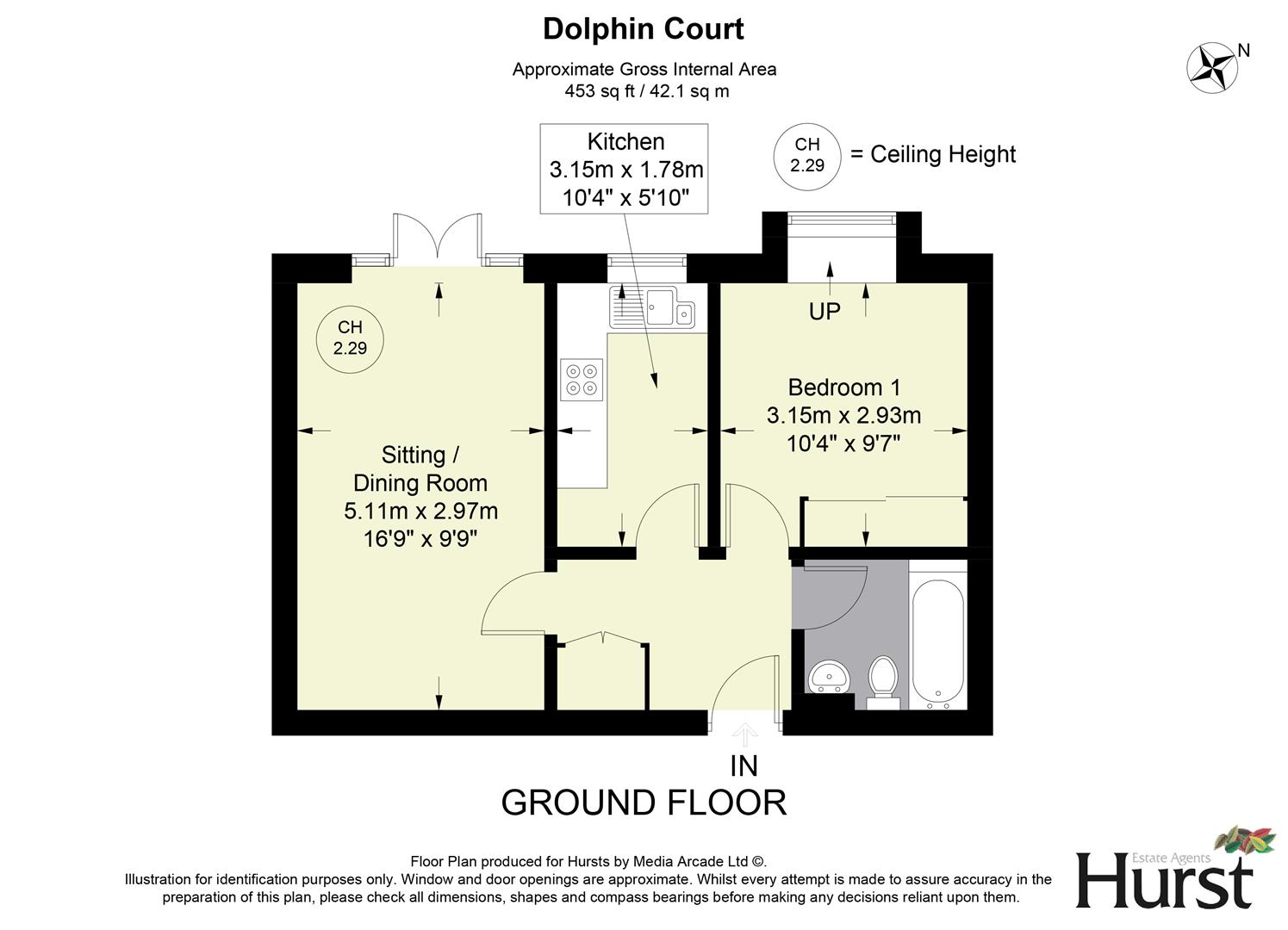 71 Dolphin Court, Kingsmead Road, High Wycombe floorplan