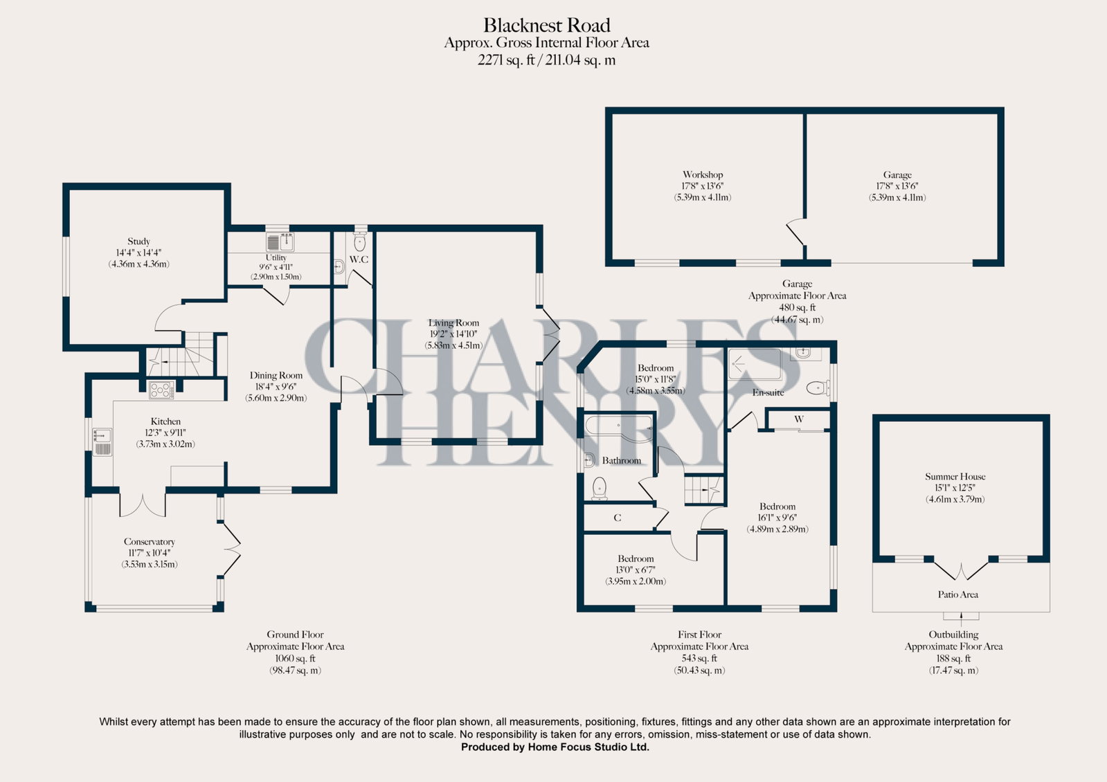 Bridge End, Blacknest Road, Alton floorplan