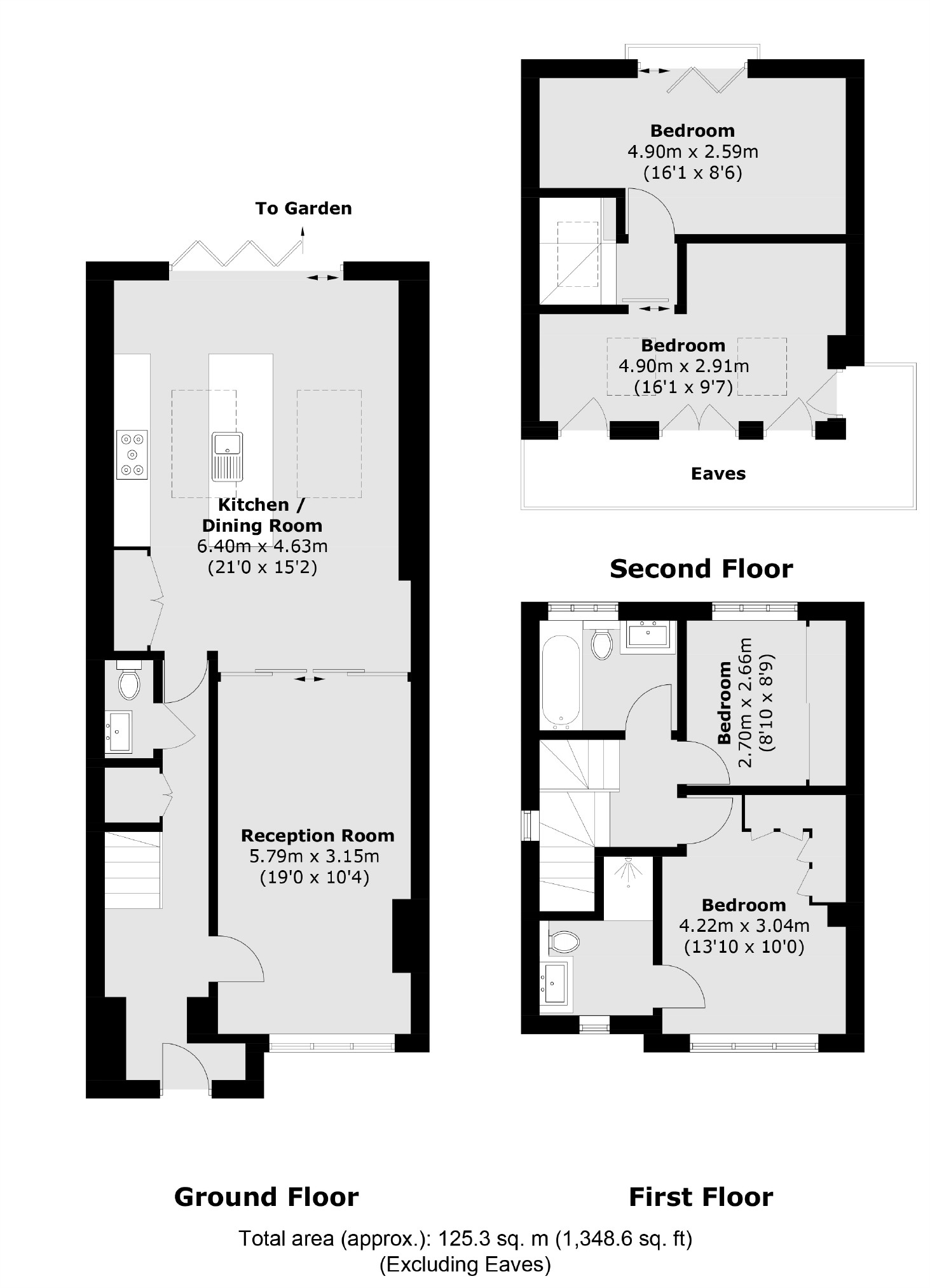 162, Broad Lane, Hampton floorplan