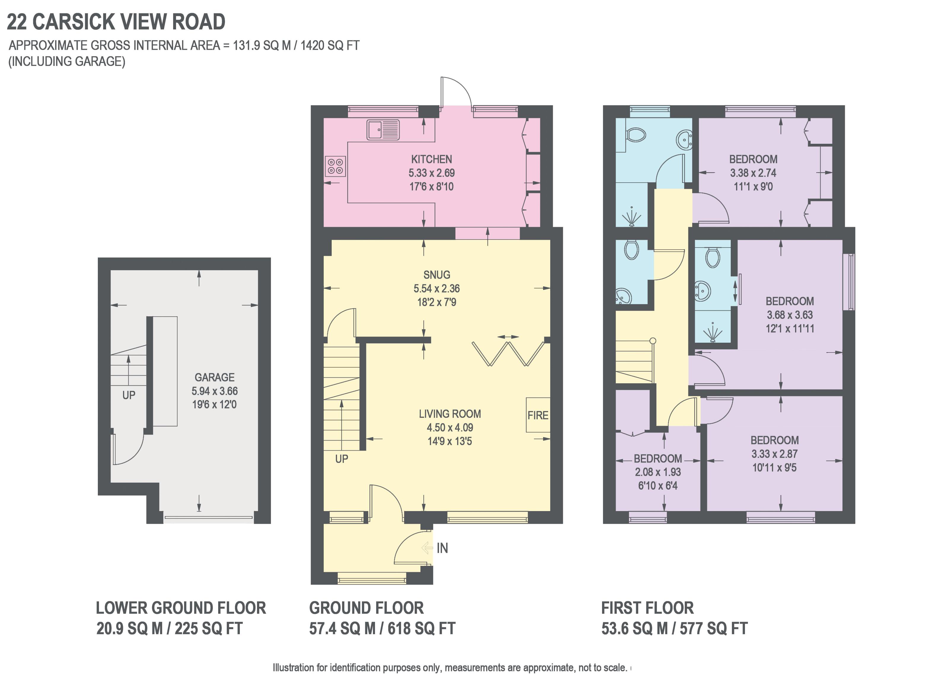 22, Carsick View Road, Sheffield floorplan
