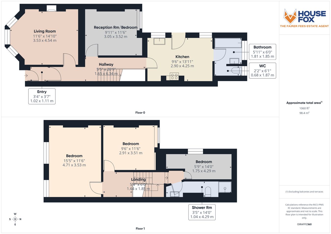 17, Bedford Road, Weston-Super-Mare floorplan