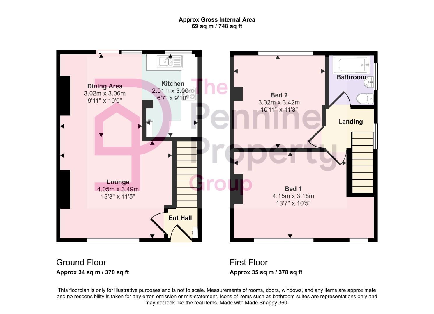 71, South Road, Barnsley floorplan