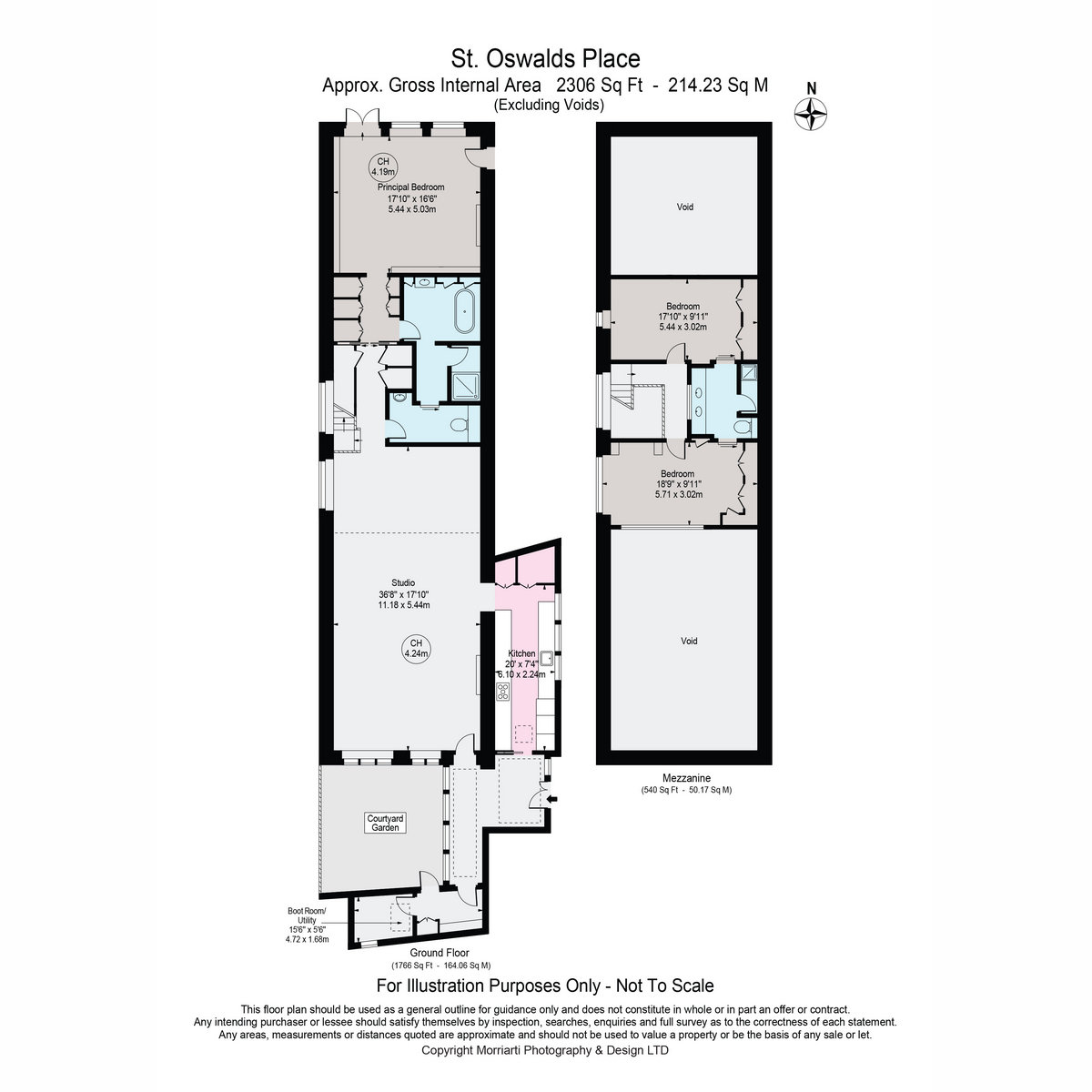 St Oswald's Place, Vauxhall floorplan