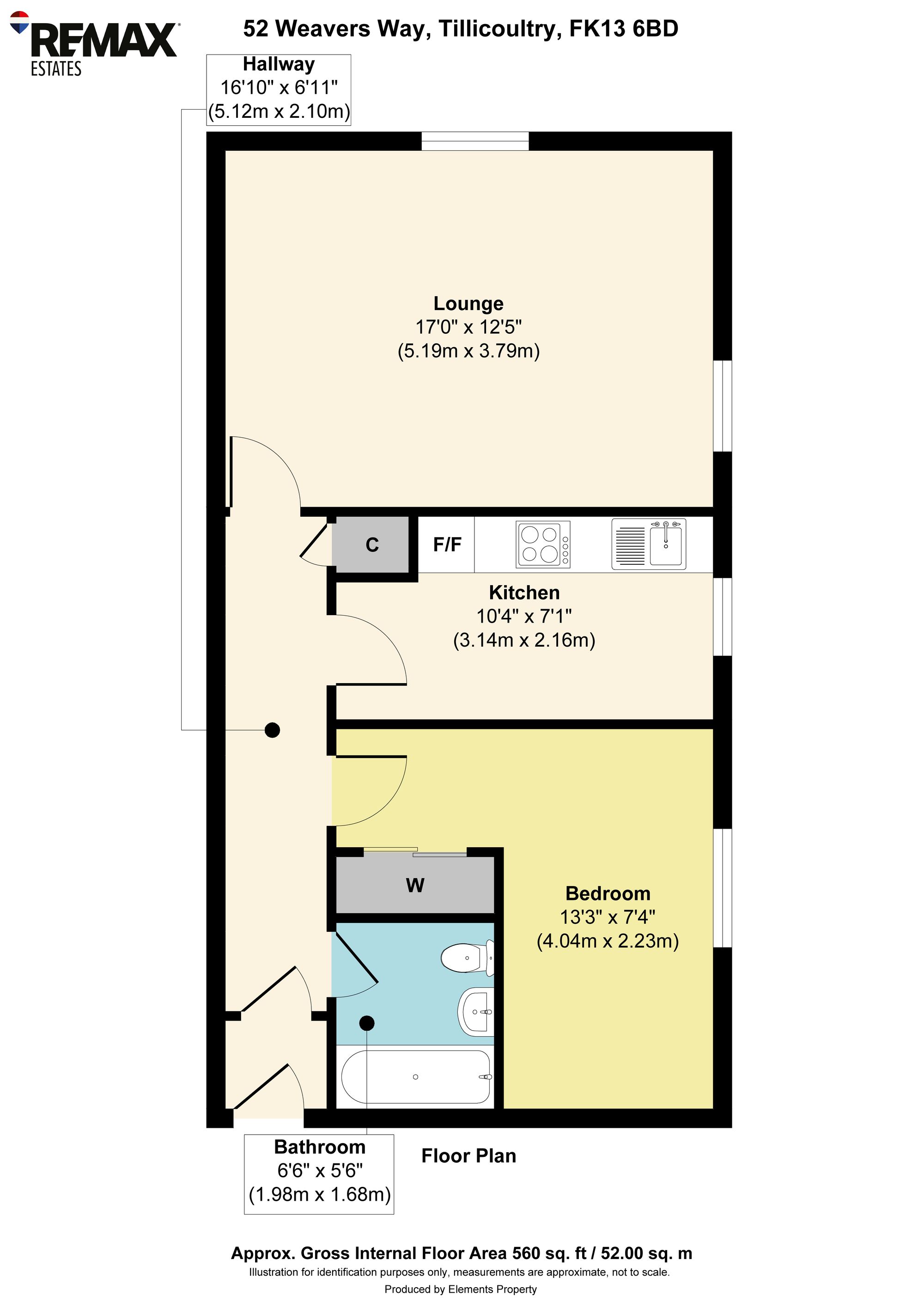 52 Weavers Way, Tillicoultry floorplan