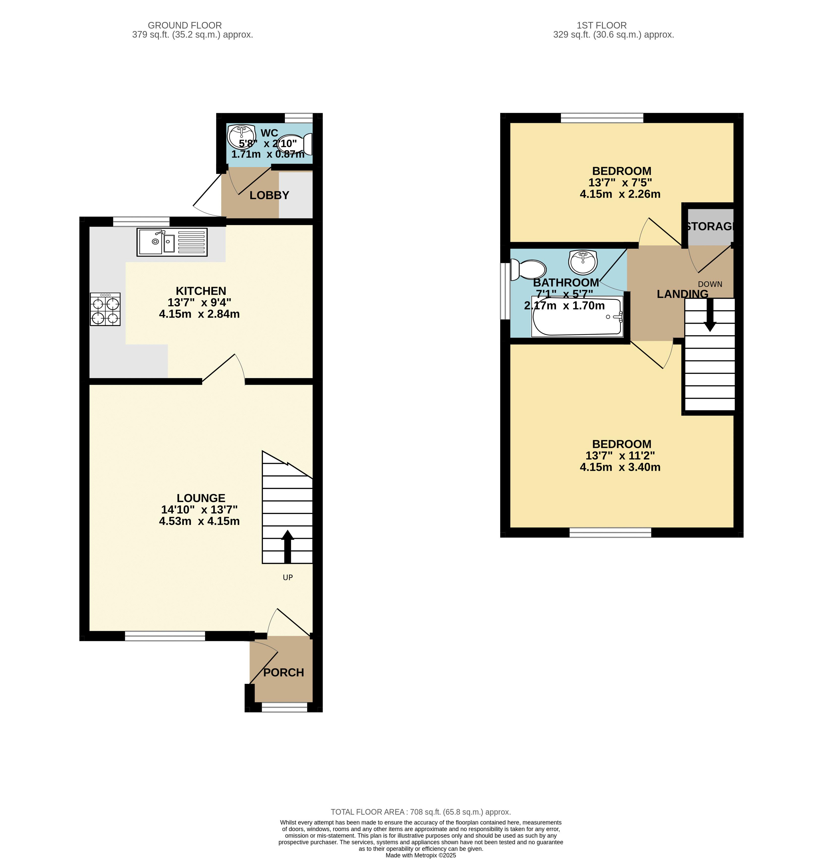 11, Wellington Close, South Killingholme floorplan