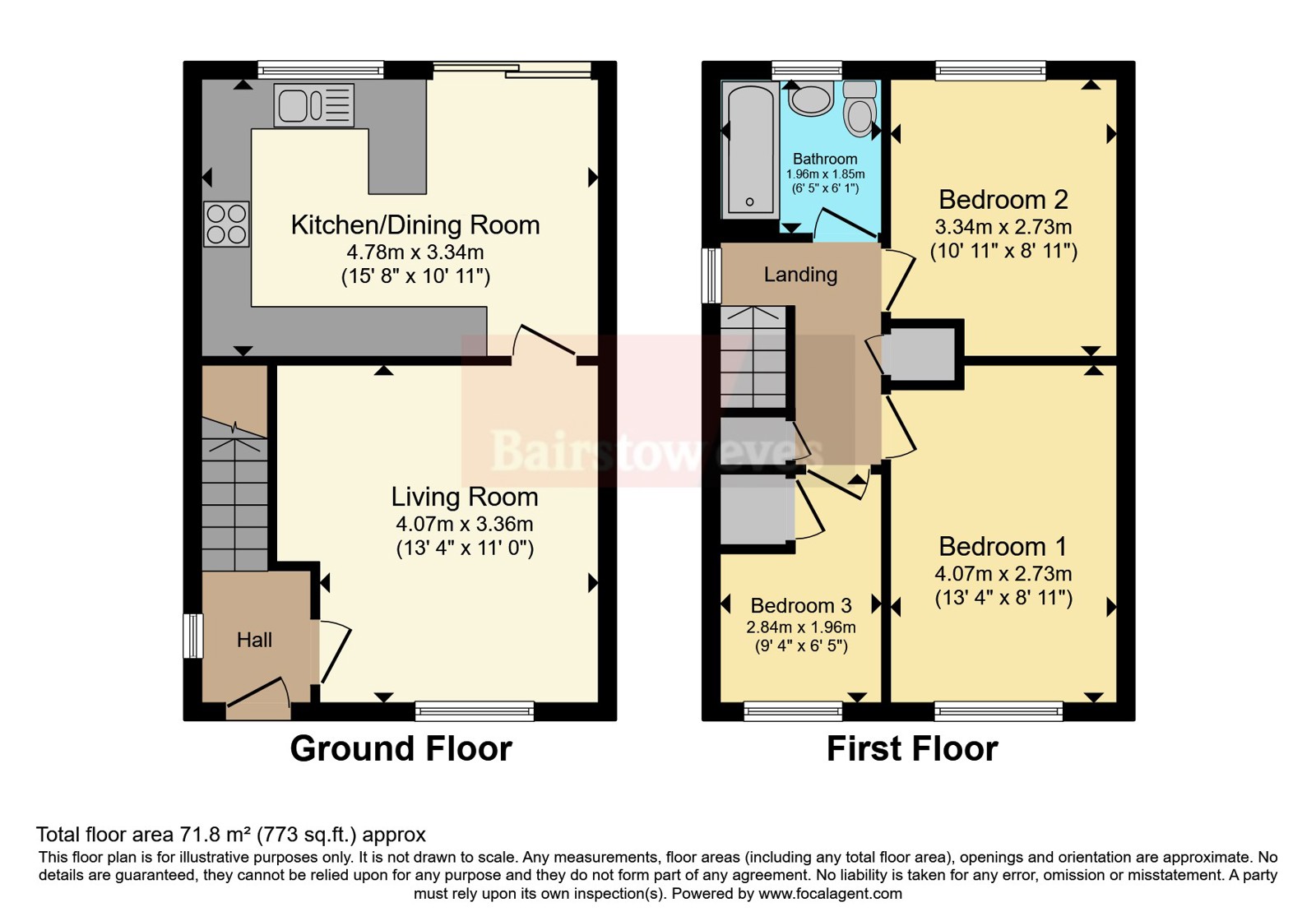 8, Jayne Close, Nottingham floorplan