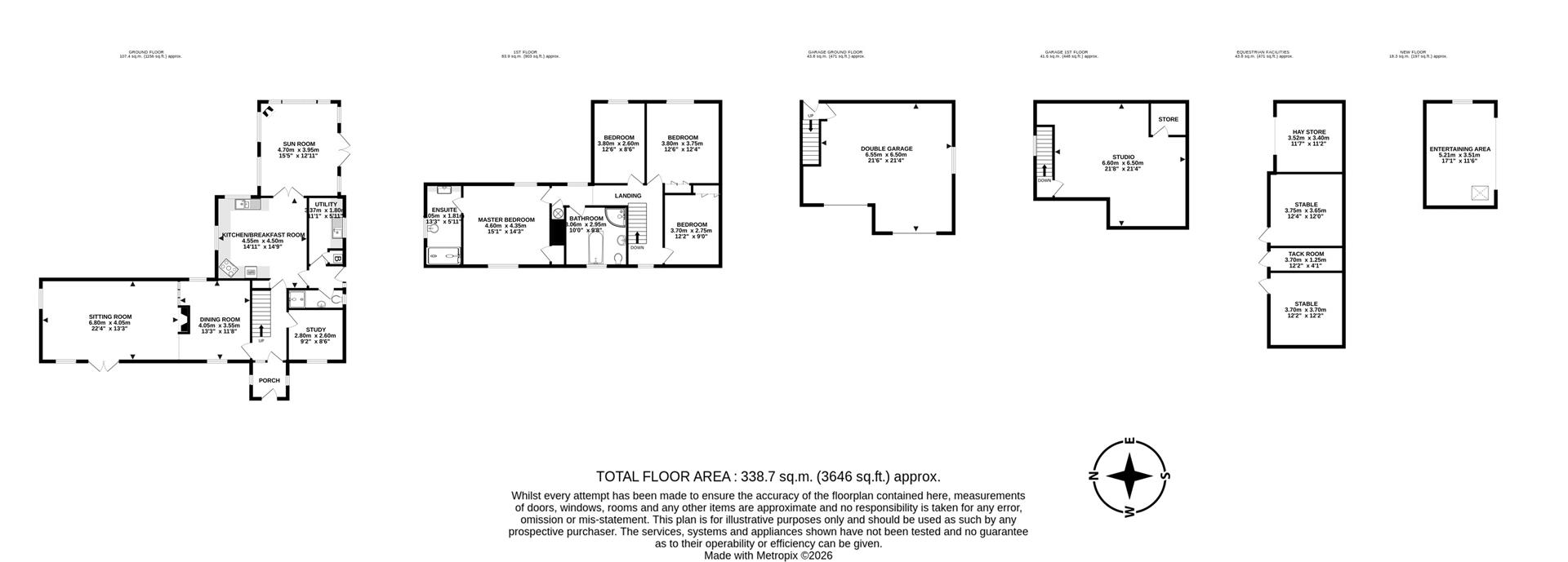 Pear Tree Farm, Suton Street, Wymondham floorplan
