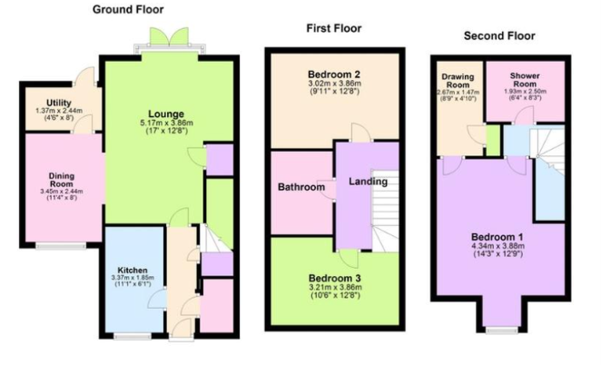 37, Tedder Road, York floorplan