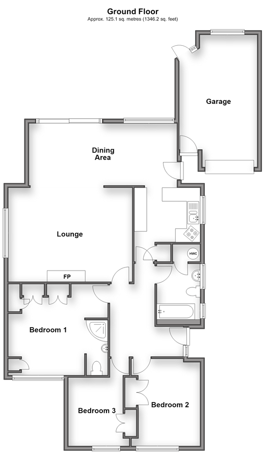 Newlands Road Southgate, Crawley floorplan
