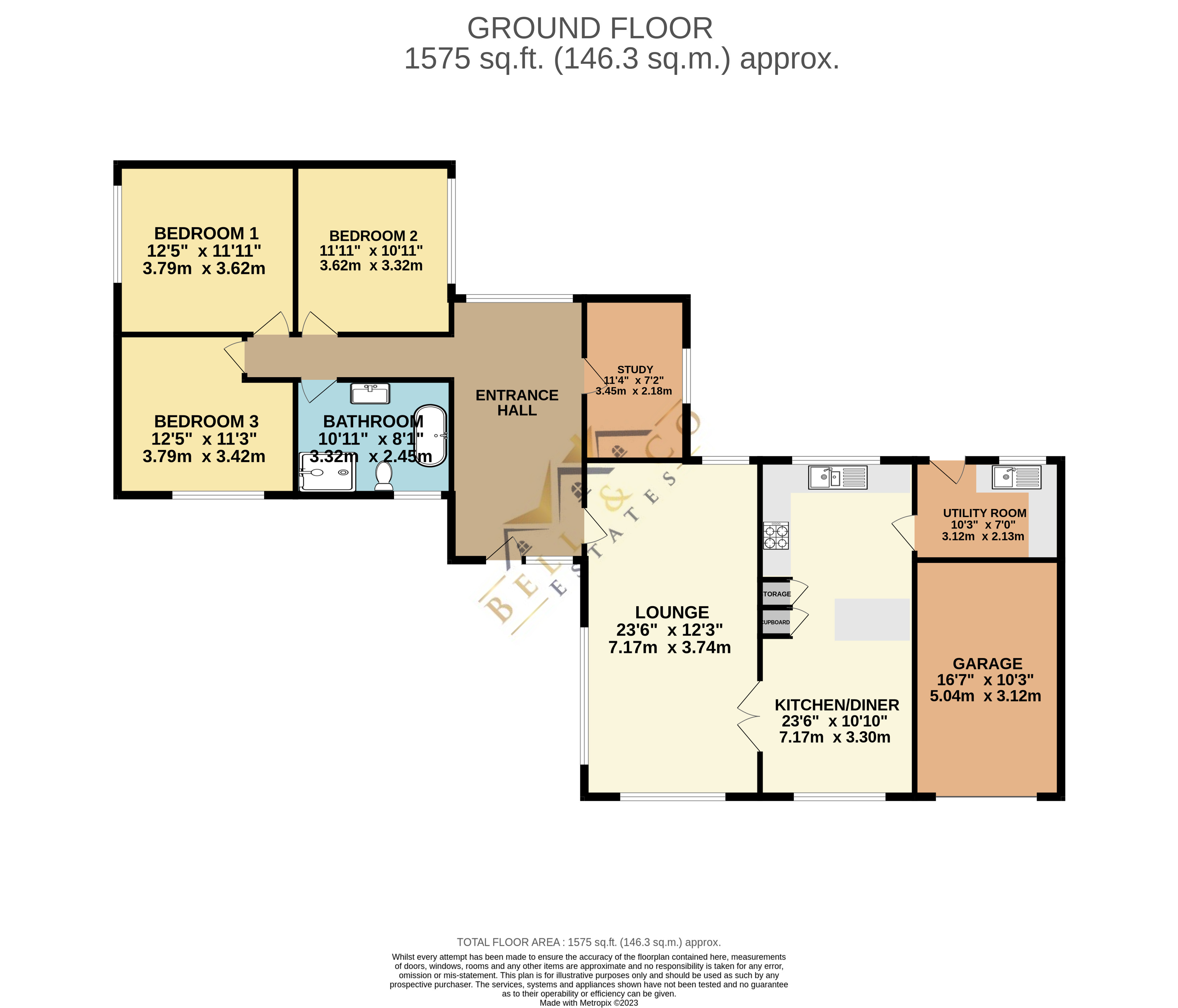 2A, Rackford Road, Sheffield floorplan