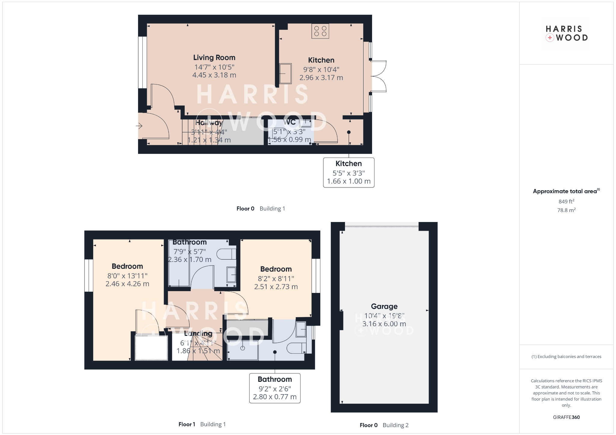 9 Bridge Row, Rowhedge, Essex floorplan
