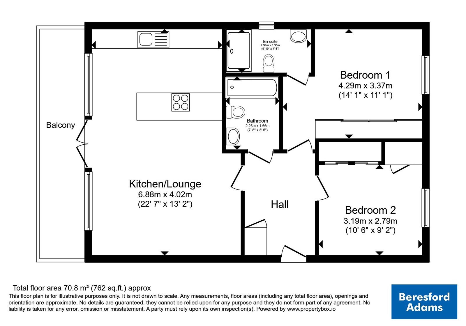 Apartment 5, Min Y Don,, Water Street, Isle of Anglesey floorplan