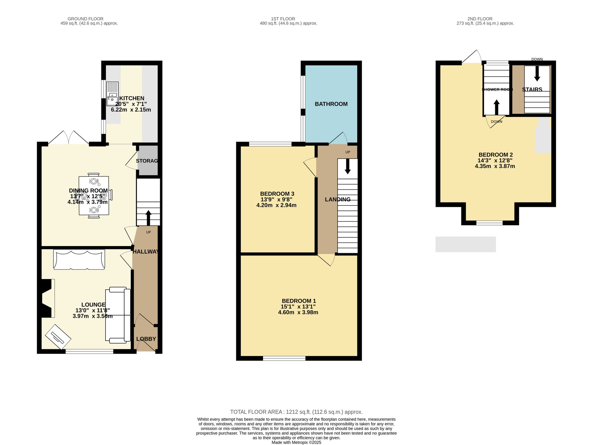 47 Dene Bank, Bolton floorplan