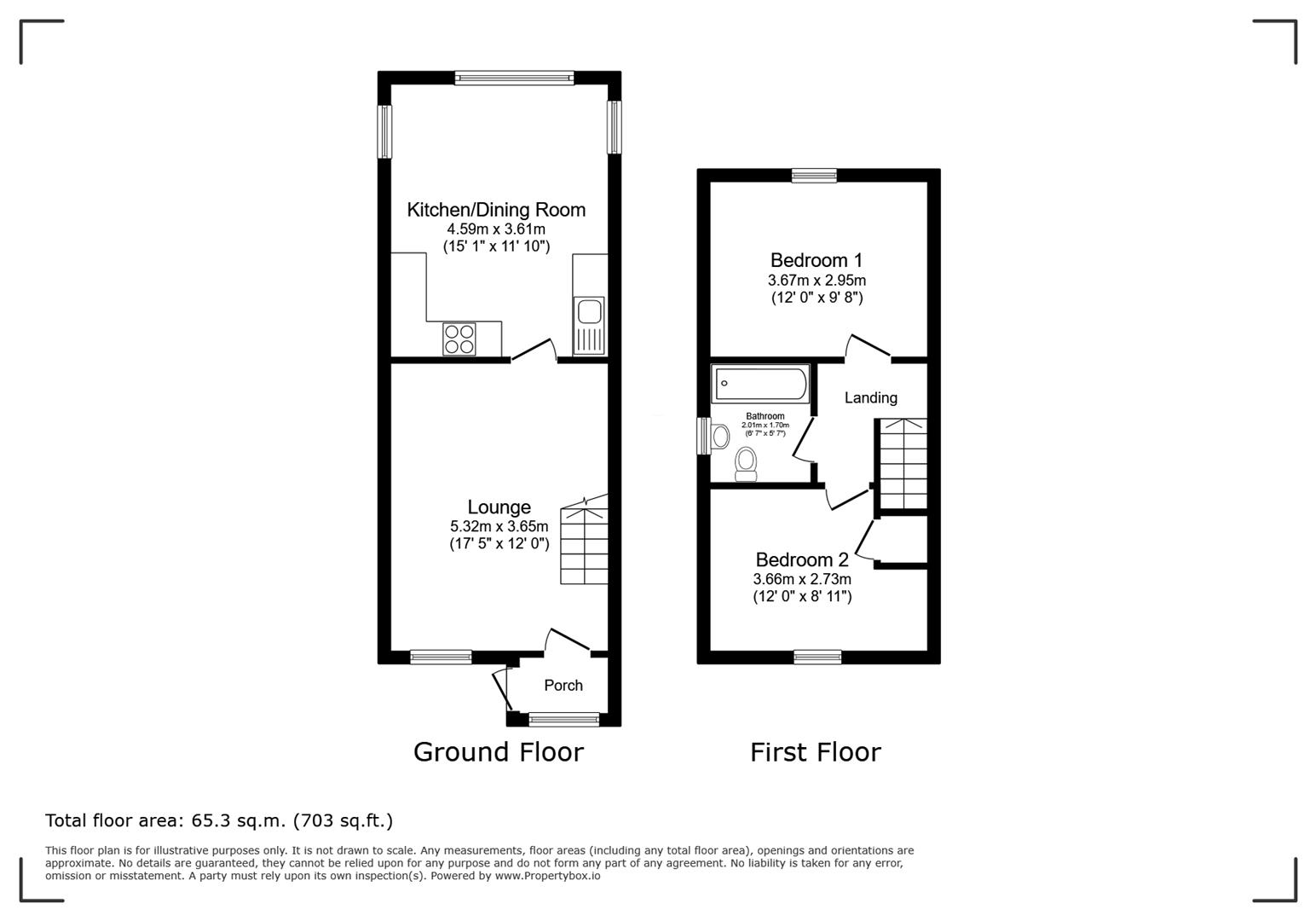 117, Howdale Road, Hull floorplan