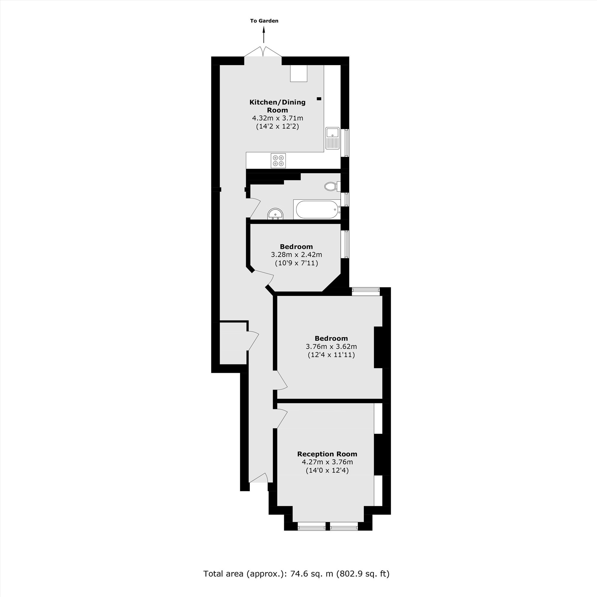 26, Quinton Street, London floorplan