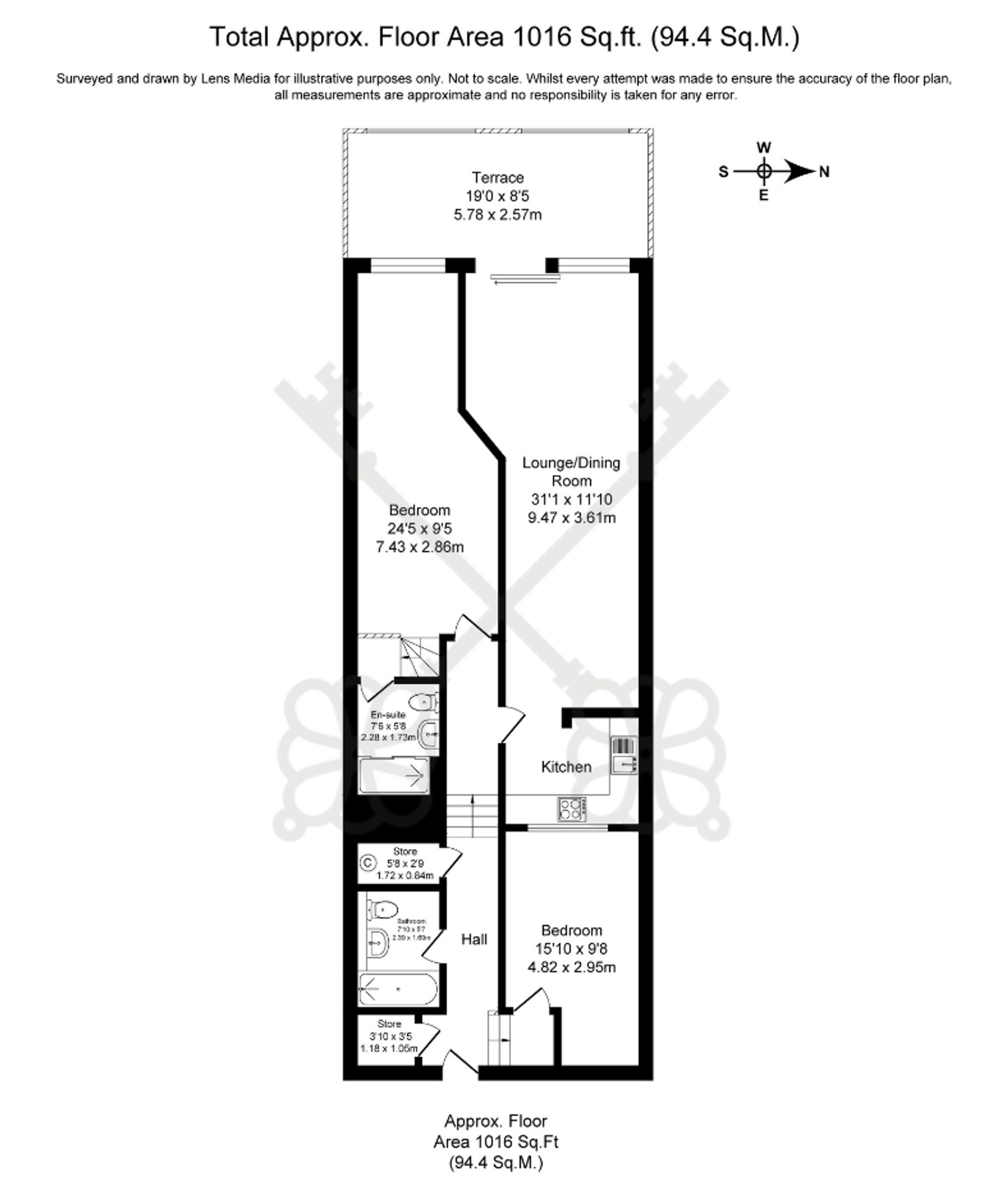 Apt 328, Holden Mill Blackburn Road, Bolton floorplan