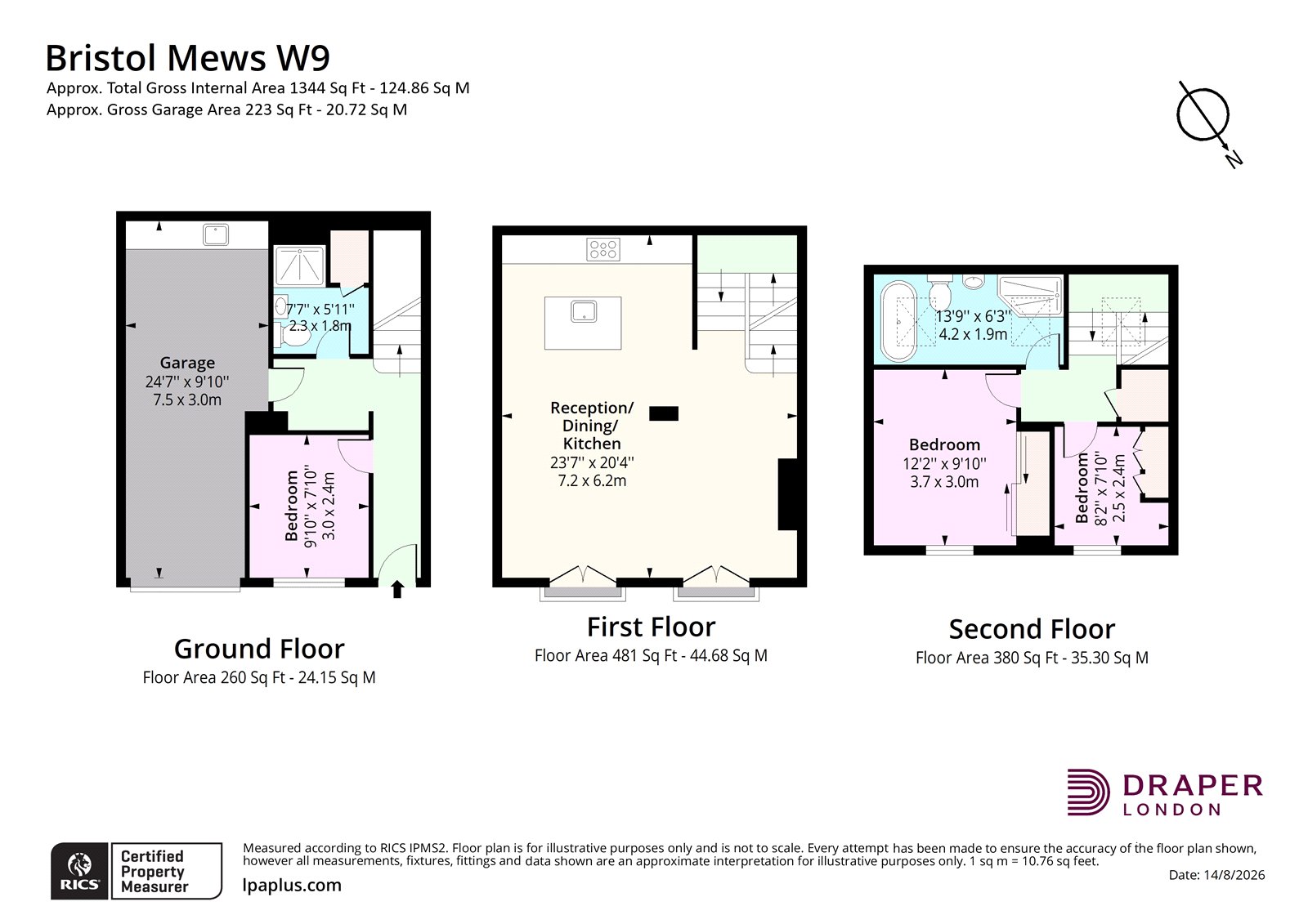 18, Bristol Mews, London floorplan