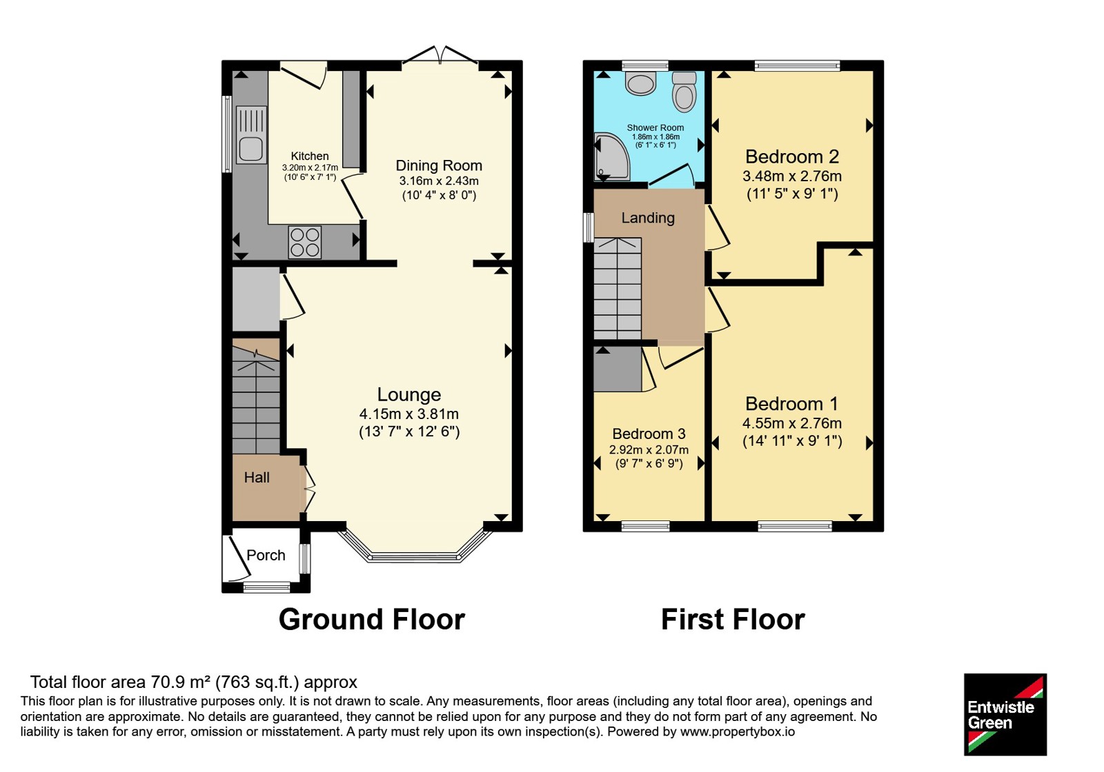 15, Cadwell Road, Merseyside floorplan