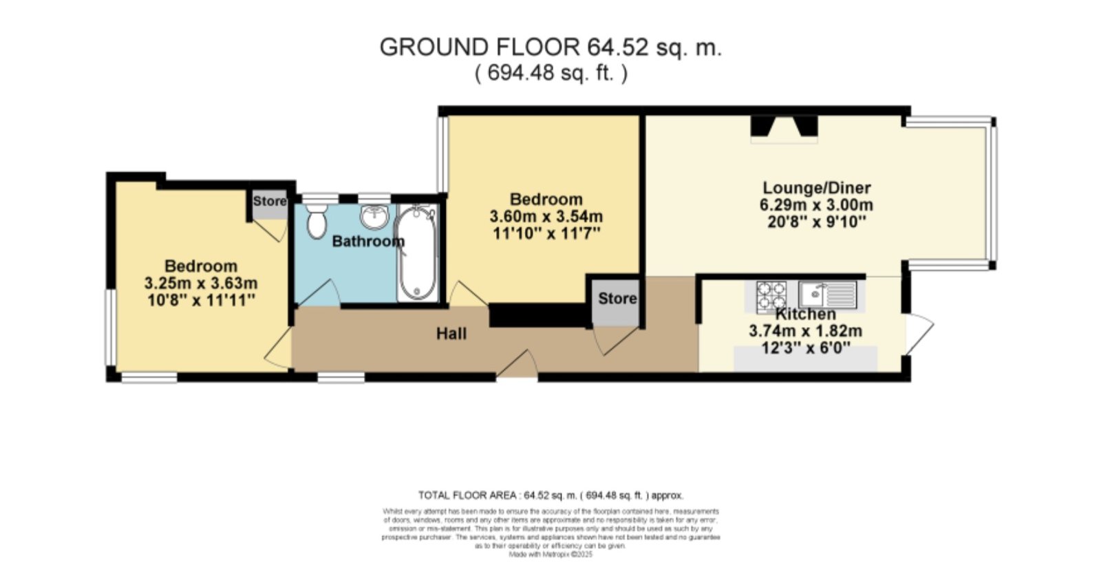 Palm Bay Avenue, Margate, Kent, CT9 floorplan