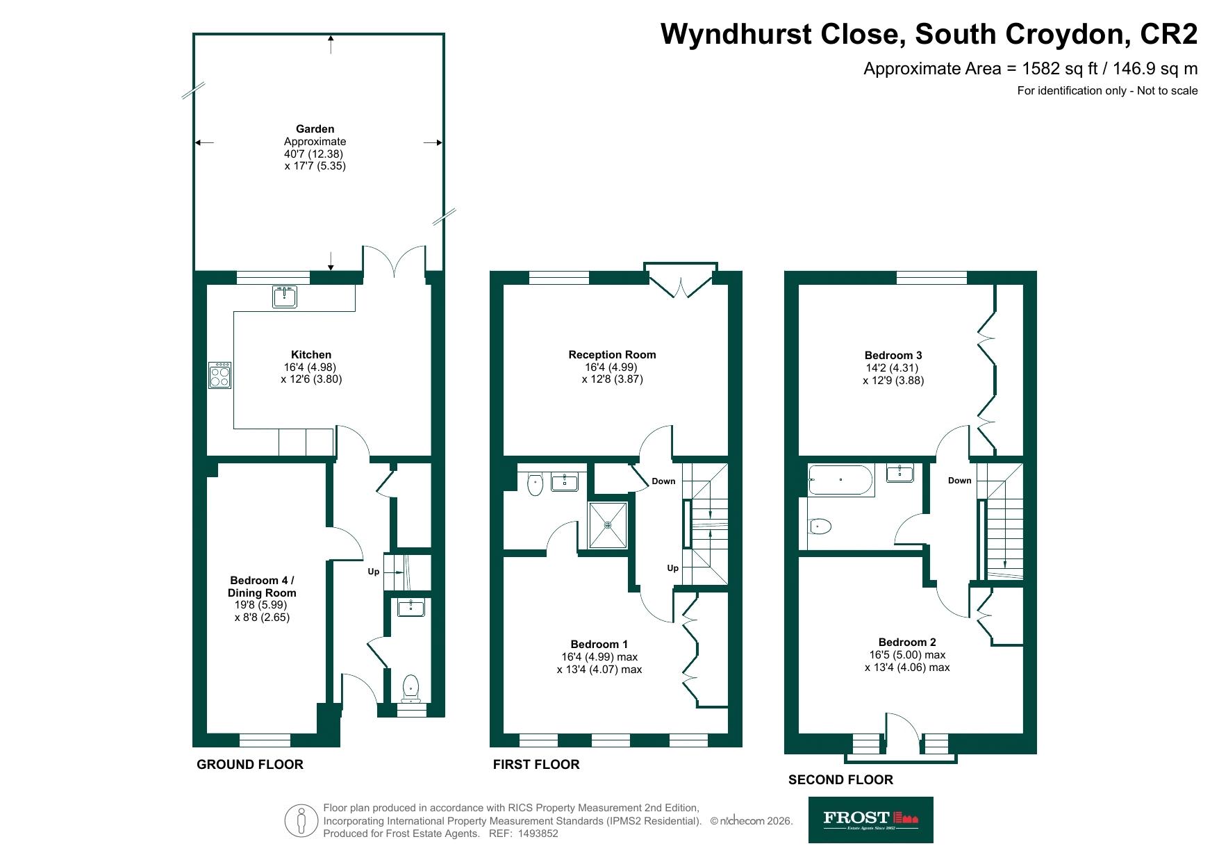 3, Wyndhurst Close, South Croydon floorplan
