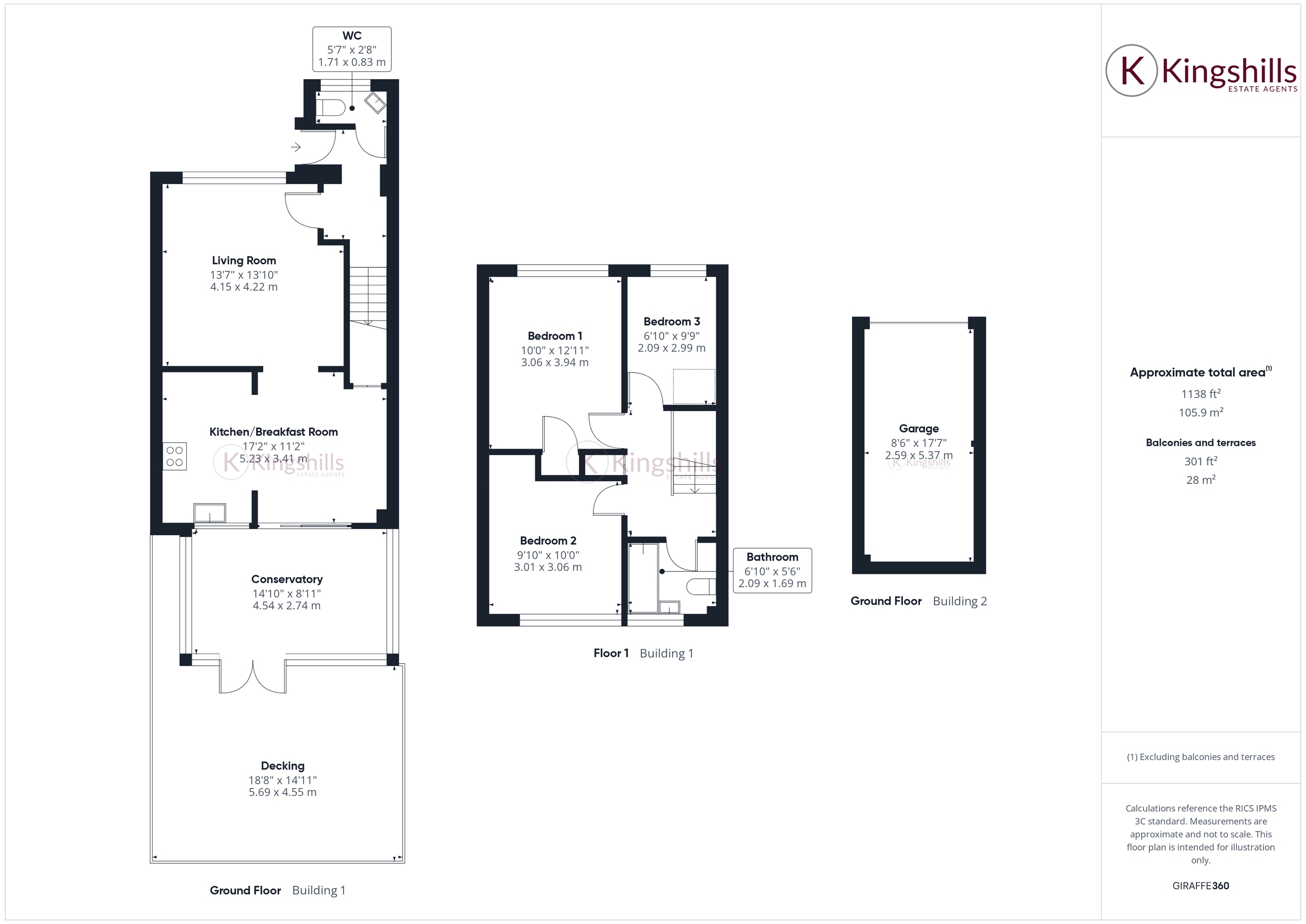 14 Elder Way, High Wycombe floorplan