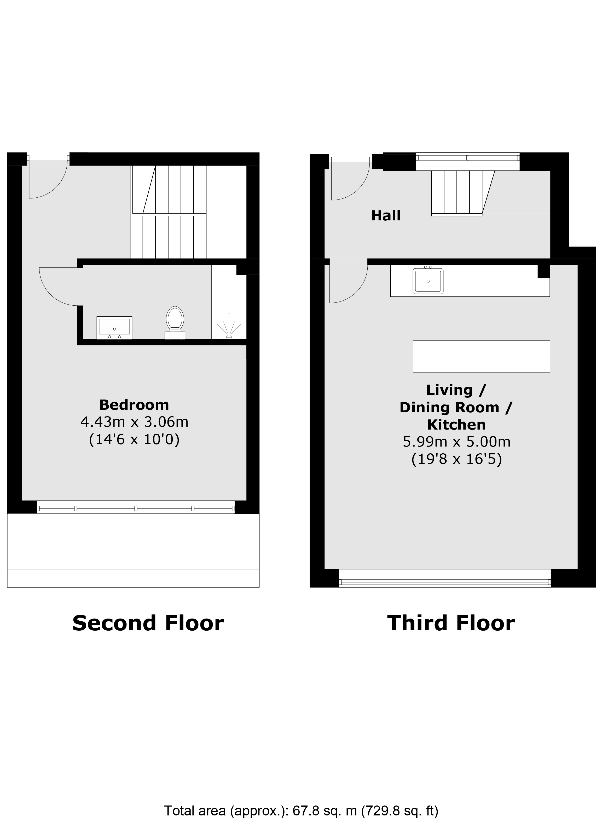 High Street, Weybridge, Surrey KT13, 1 bedroom flat for sale 65042620
