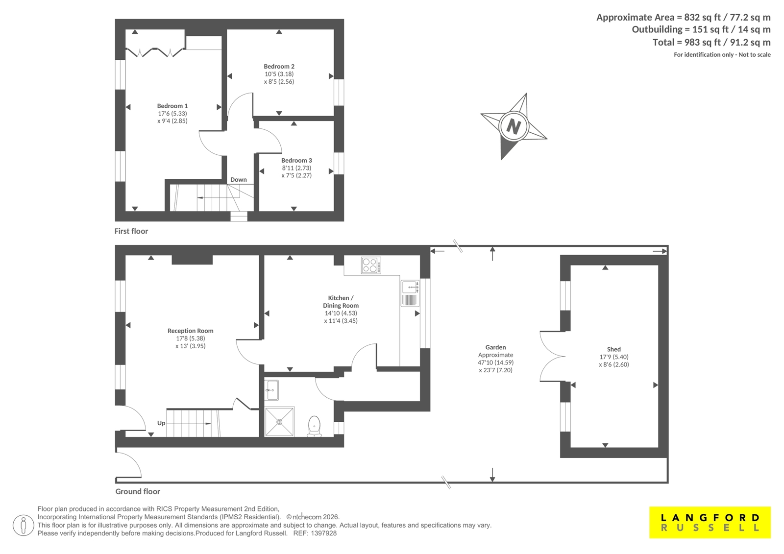 57, Kent Road, West Wickham floorplan