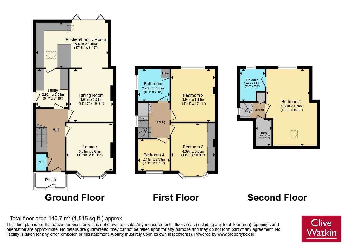 45, Grange Mount, Wirral floorplan