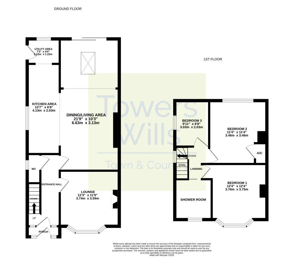 308, St Michaels Avenue, Yeovil floorplan