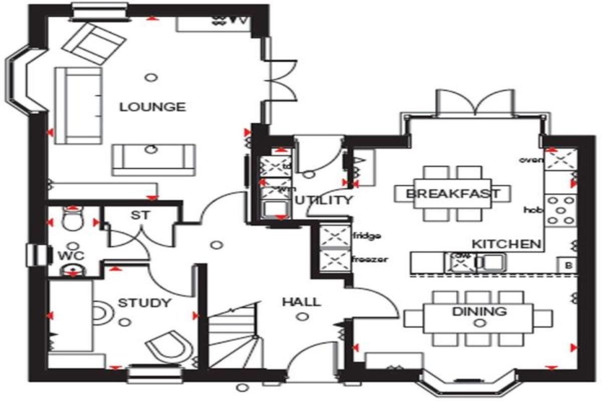 4 Bedrooms Detached house for sale in The Layton, Buttonbush Drive, Stapeley, Nantwich CW5