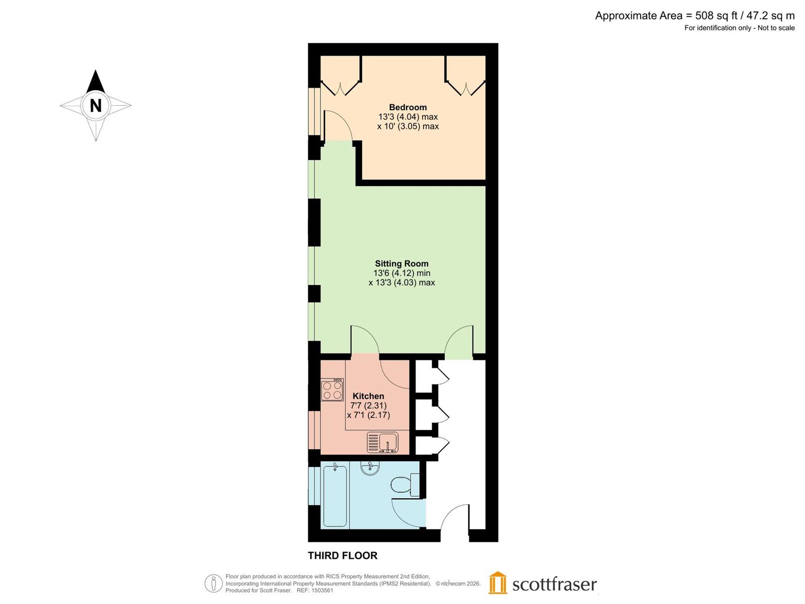 16, Hartley Court, Oxford floorplan