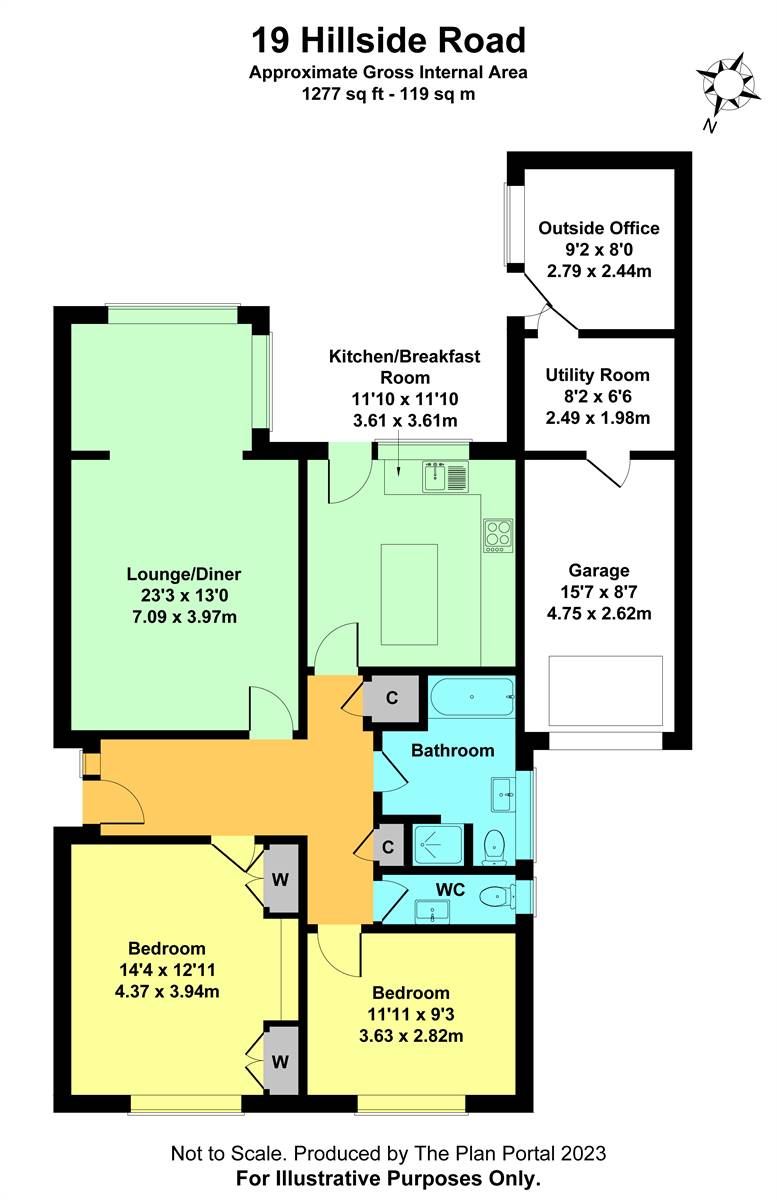 19, Hillside Road, Whitstable floorplan