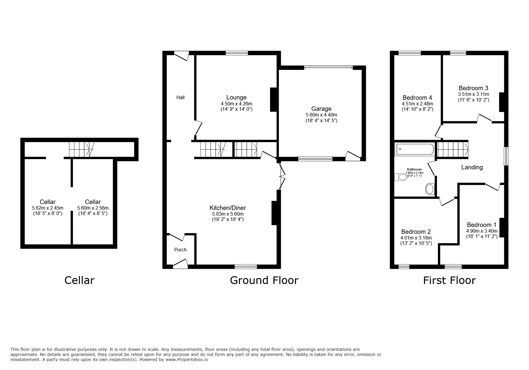 13, Woodville Road, Dewsbury floorplan