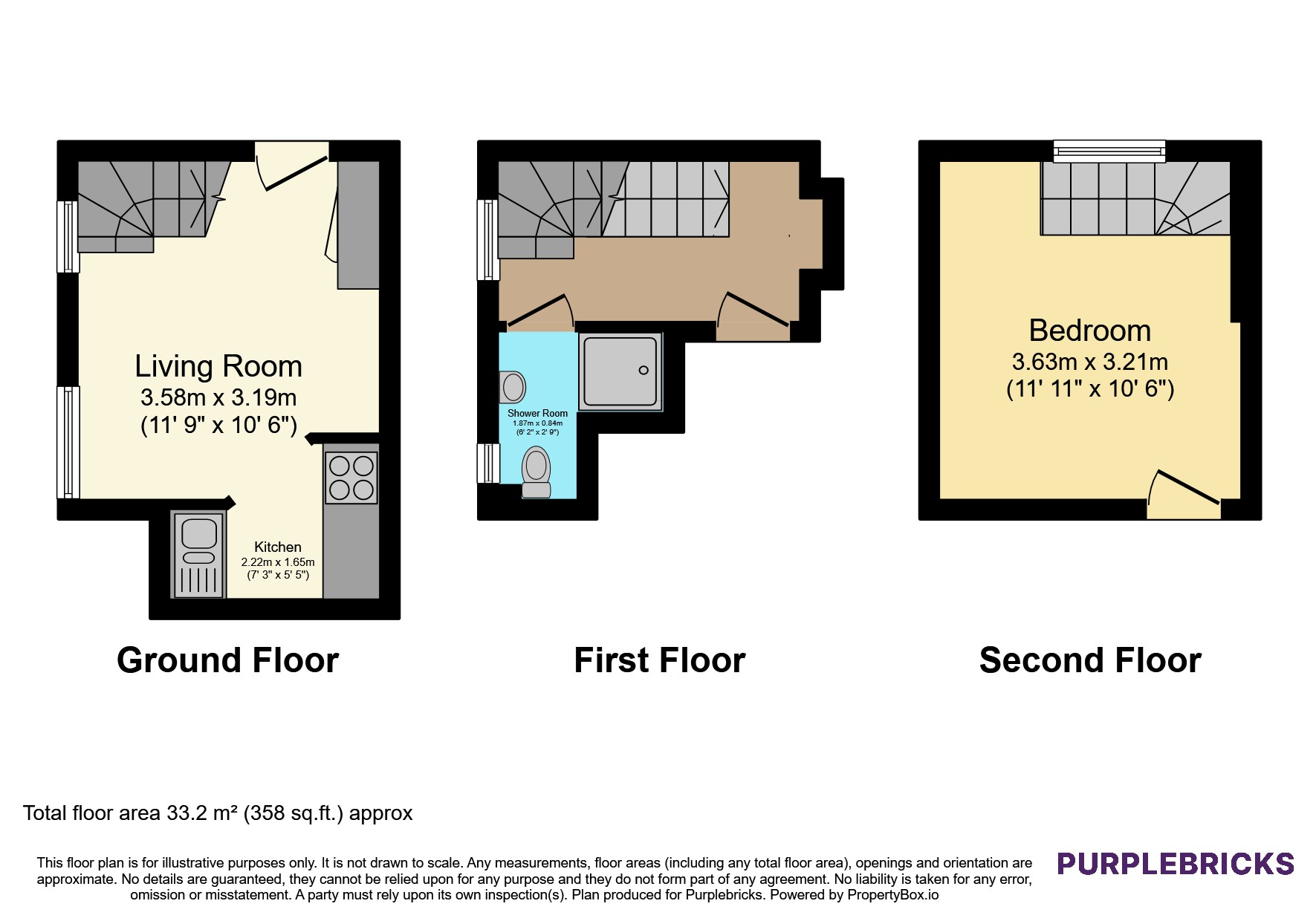 Flat 6, 3 Warrior Gardens, St Leonard’s-On-Sea floorplan