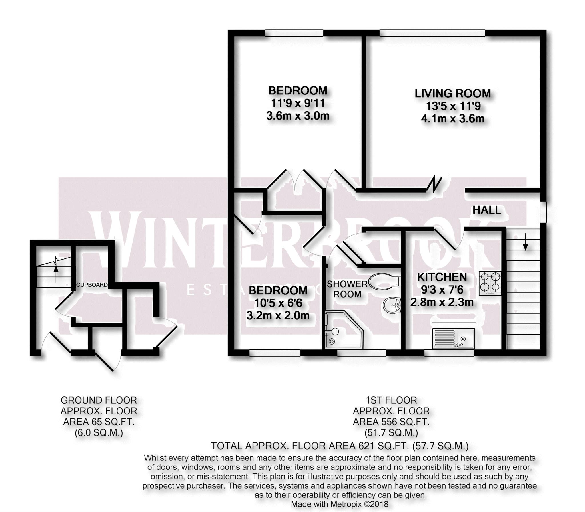 2 Bedrooms Maisonette for sale in Retreat Gardens, Crowmarsh Gifford, Wallingford OX10